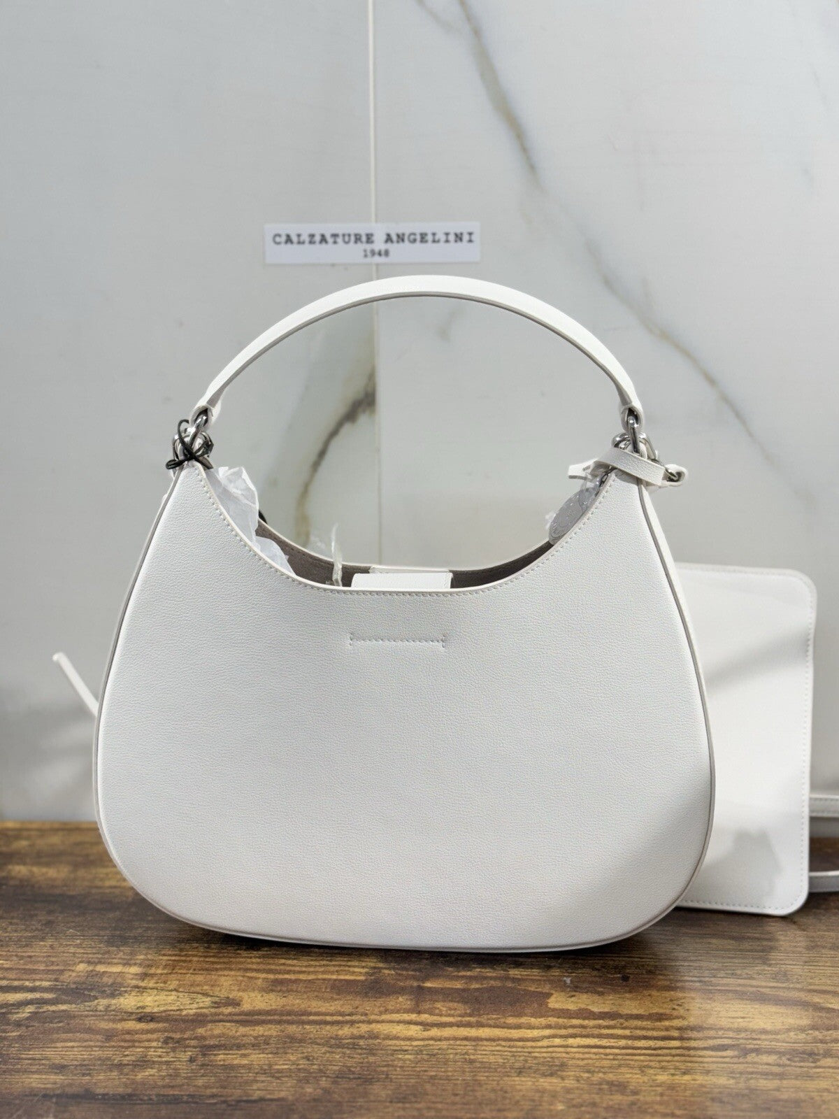 Emporio Armani Borsa Donna Hobo Shoulder Bag Bianca Armani Woman Bag