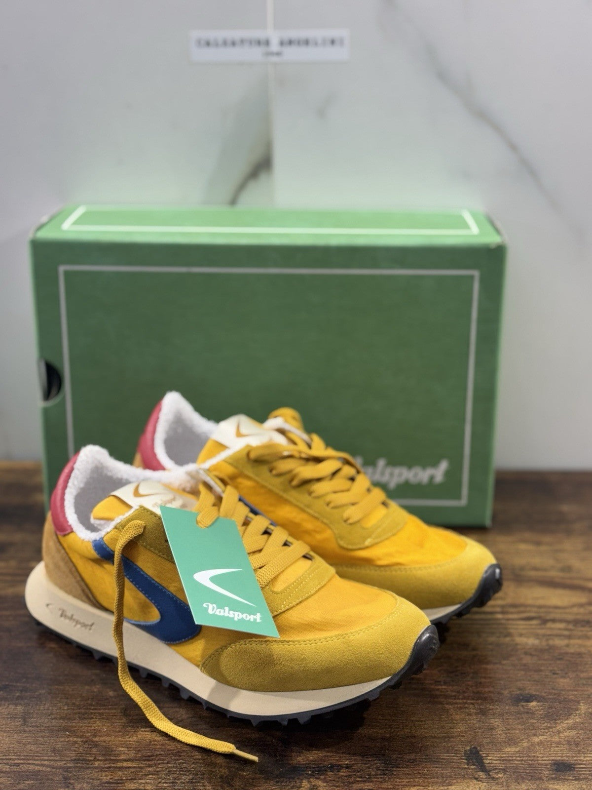 Valsport Start Heritage Sneaker Suede Giallo Casual Uomo 41
