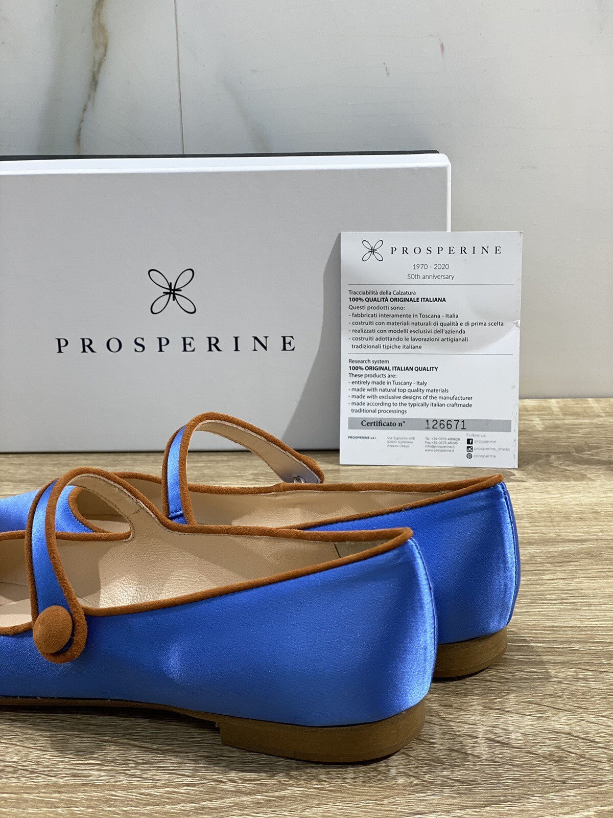 Prosperine Donna Ballerina Lavorazione Sacchetto Raso Celeste 37