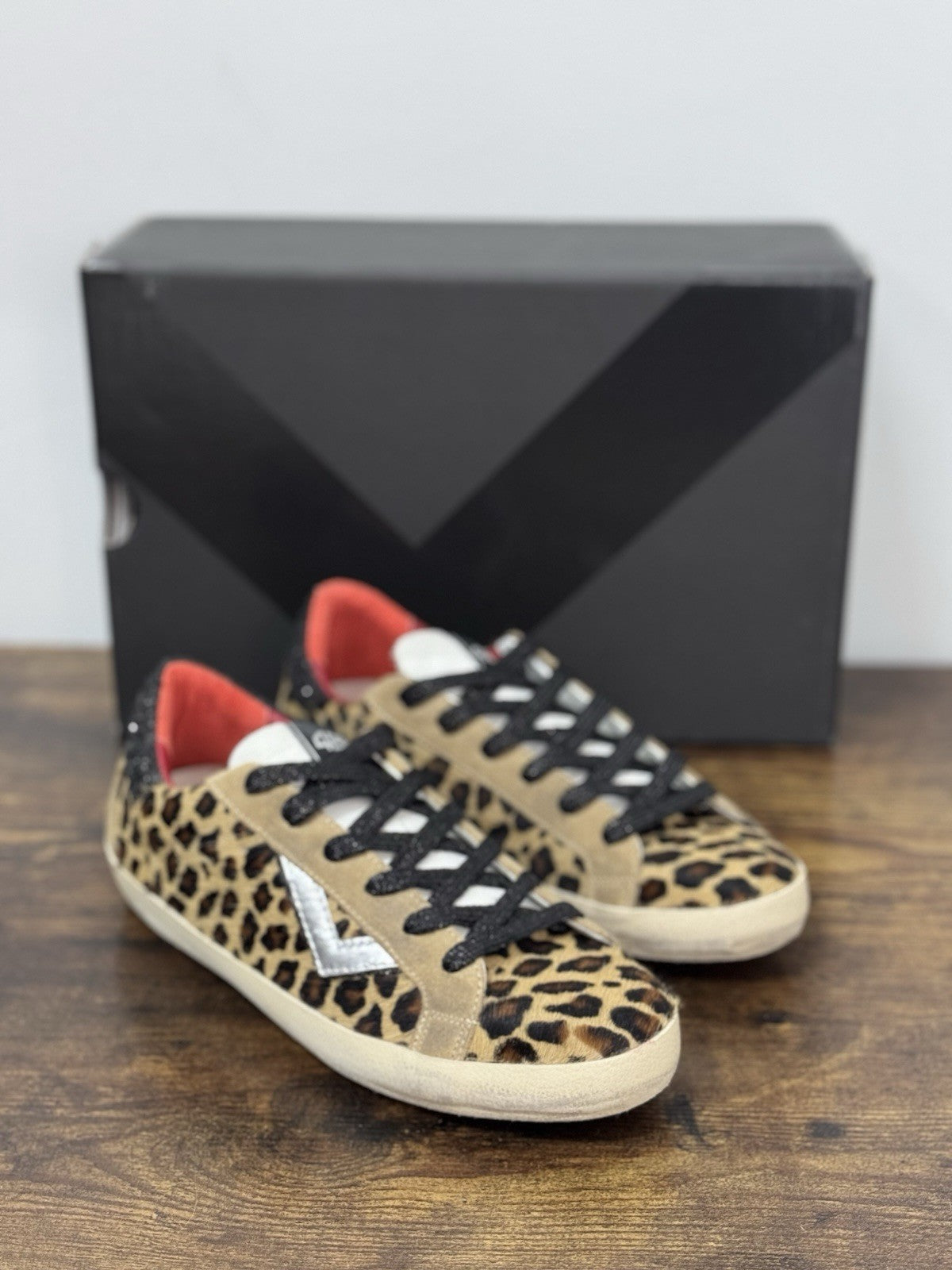 4B12 Sneaker Suprime Leopard Casual Scarpa Donna 38
