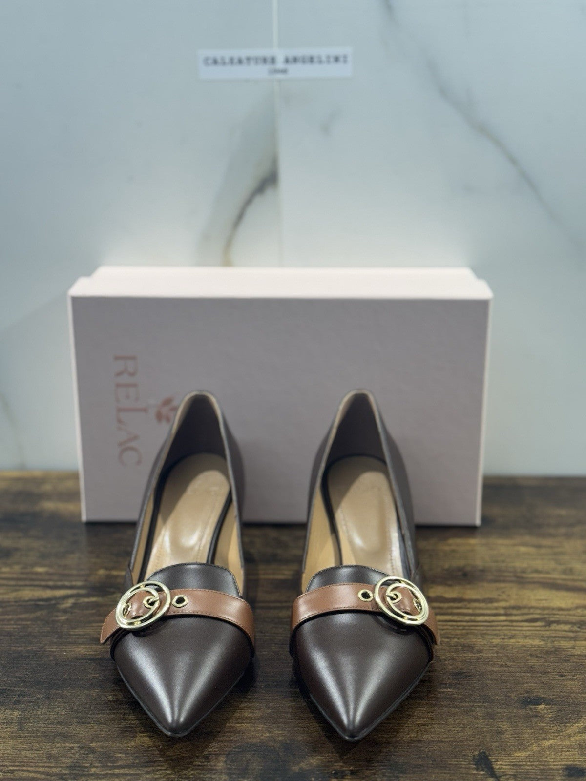 Relac Décolleté Pelle Moro Della Luxury Made In Italy Donna 39