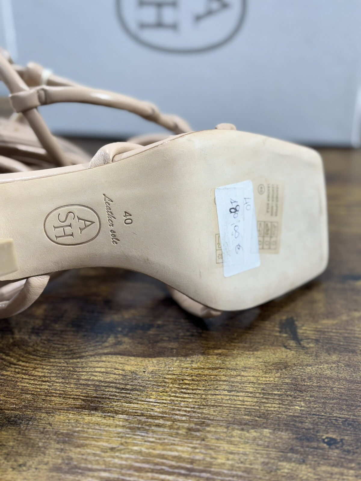Ash Mask Sandalo Donna Pelle Skin Luxury Woman Ash Sandali 40