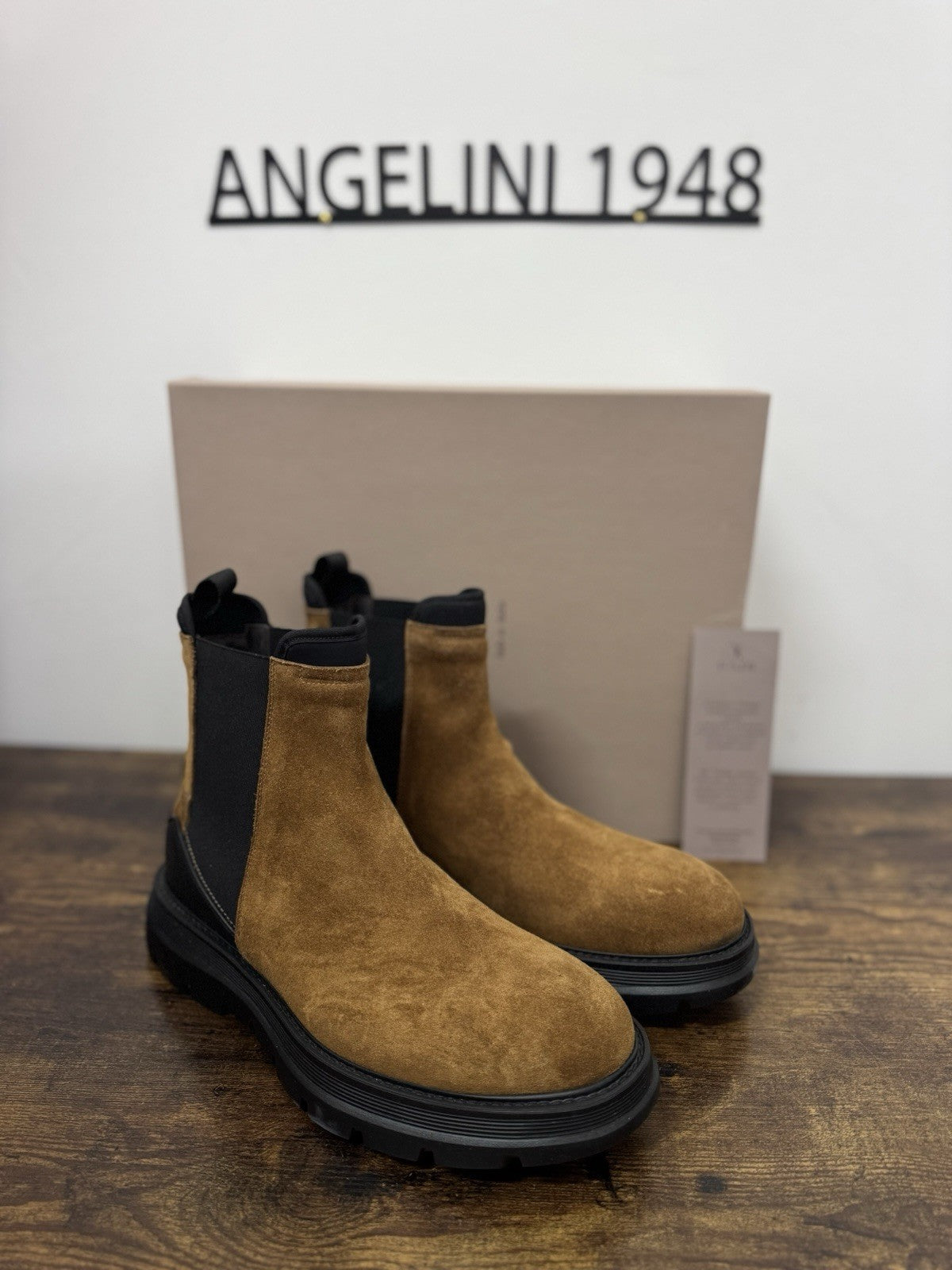 Fabi Chelsea Boot Suede Tabacco Extra Light Casual Fabi Uomo 41
