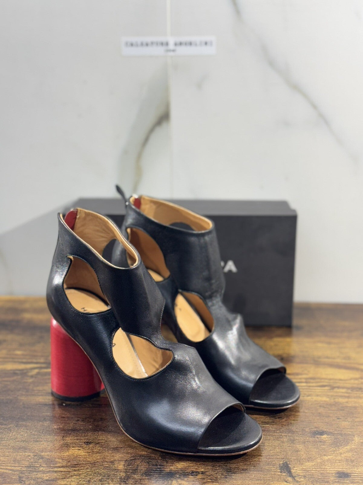 Halmanera Sandalo Donna Emma In Pelle Nero Luxury Shoes 40
