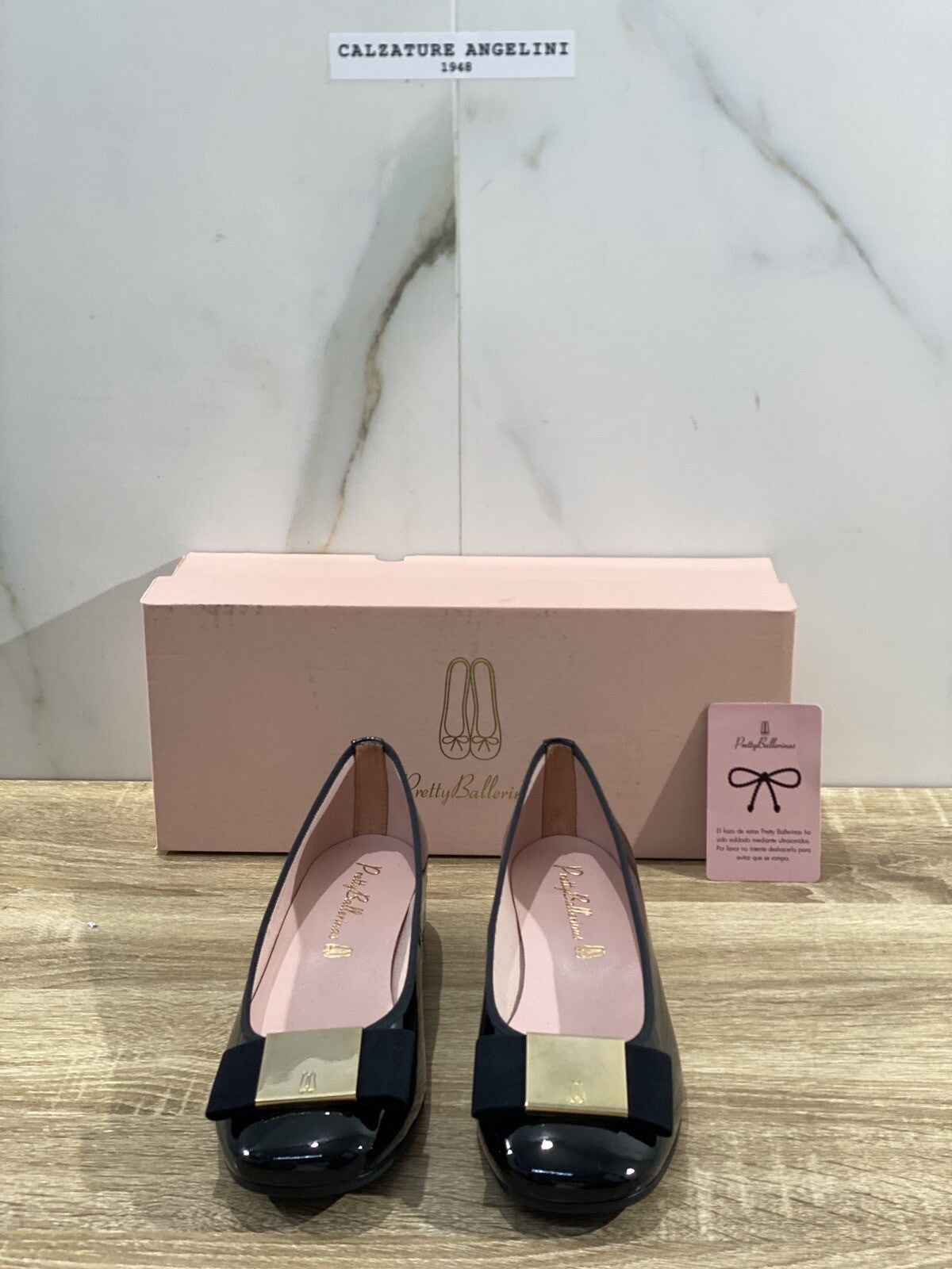 Pretty Ballerinas Scarpa Donna Lindsay Nero Pelle Vernice Ballerina Donna 38