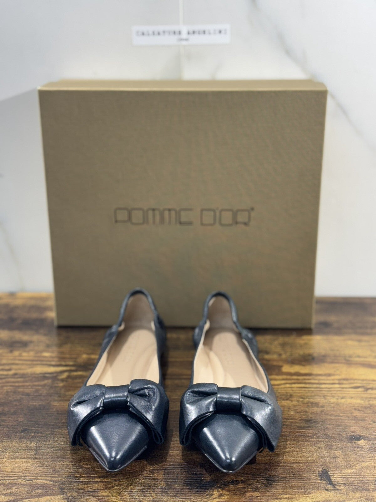 Pomme D’or Ballerina Donna Pelle Blu Handmade Woman Pomme D’or 40