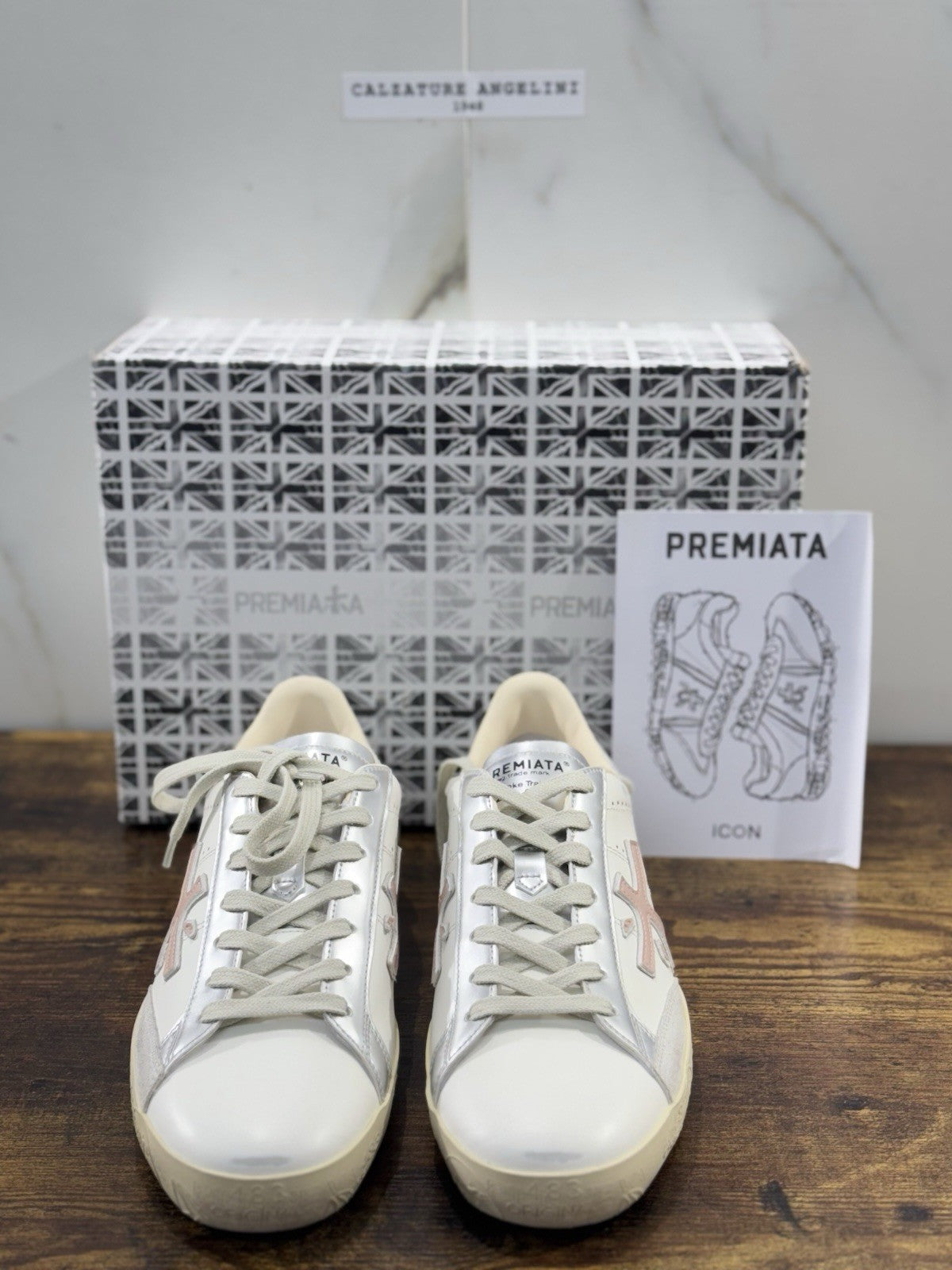 Premiata Steven Timeless Sneaker Pelle Casual Premiata Scarpa Donna 41