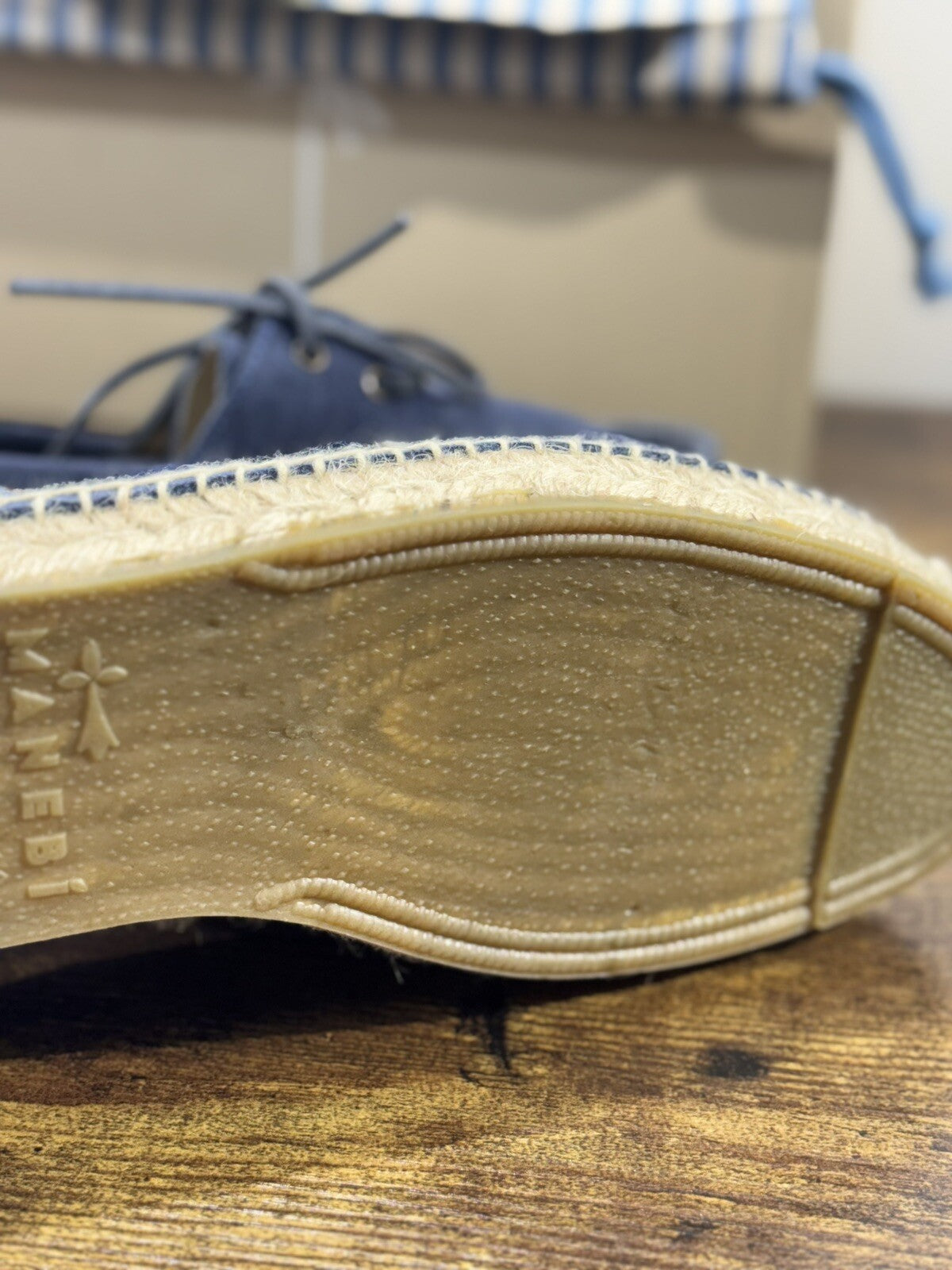 Manebi’ Scarpa Uomo Boat Shoes Suede Blu Casual Epsadrillas 43