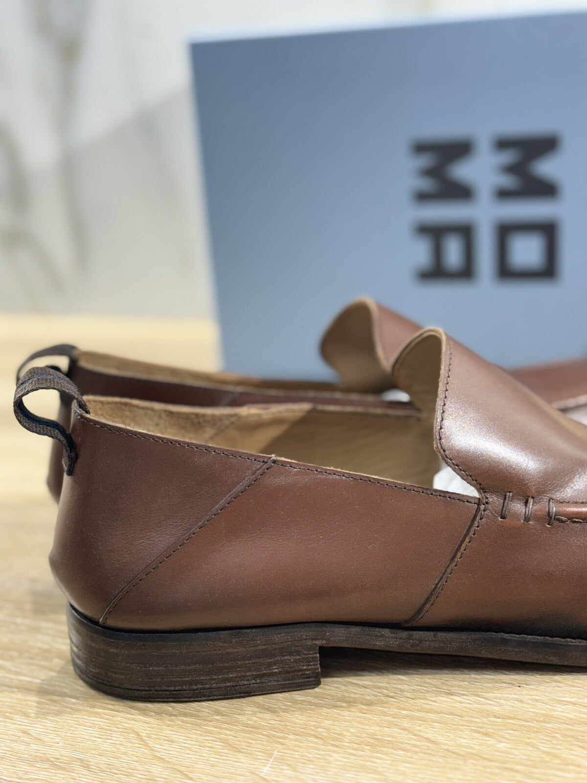 Moma Mocassino Uomo Pelle Cuoio luxury moma men shoes 41