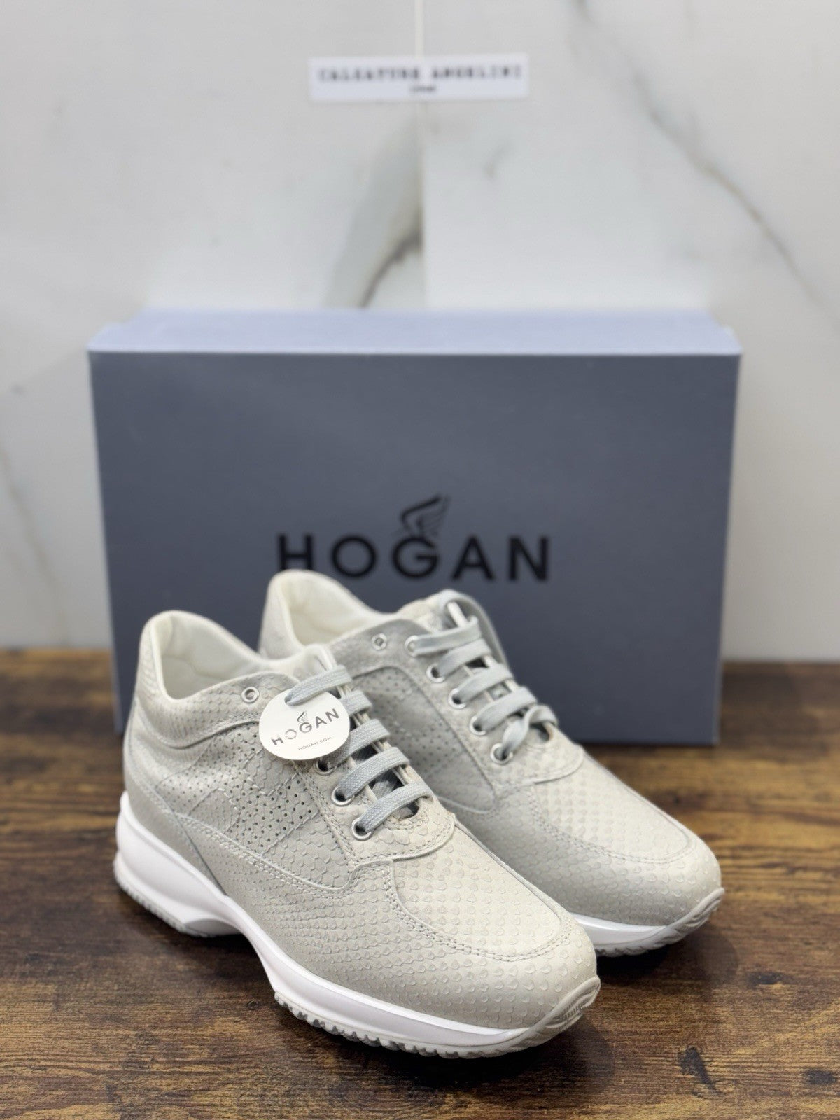 Hogan Interactive Pelle Celeste H Bucata Casual Hogan Donna 35.5
