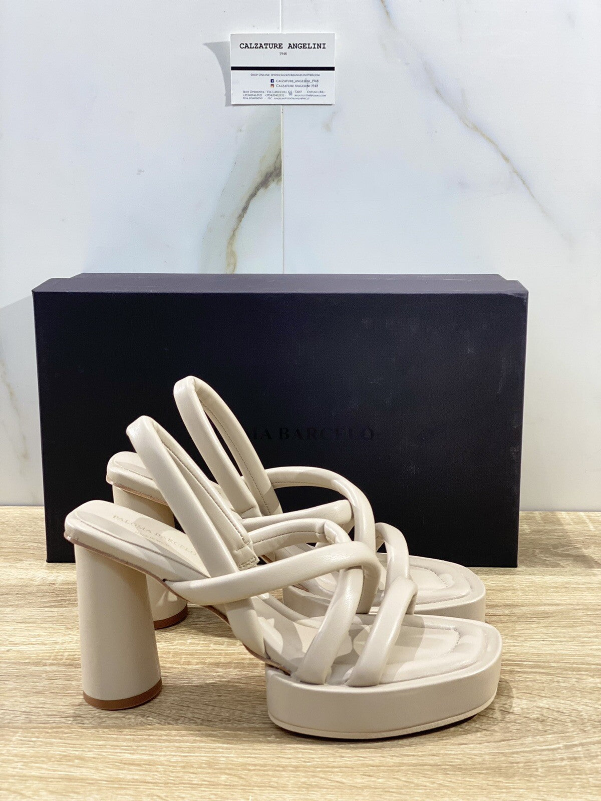 Paloma Barcelo’ sandalo donna Regina in pelle Sand 40