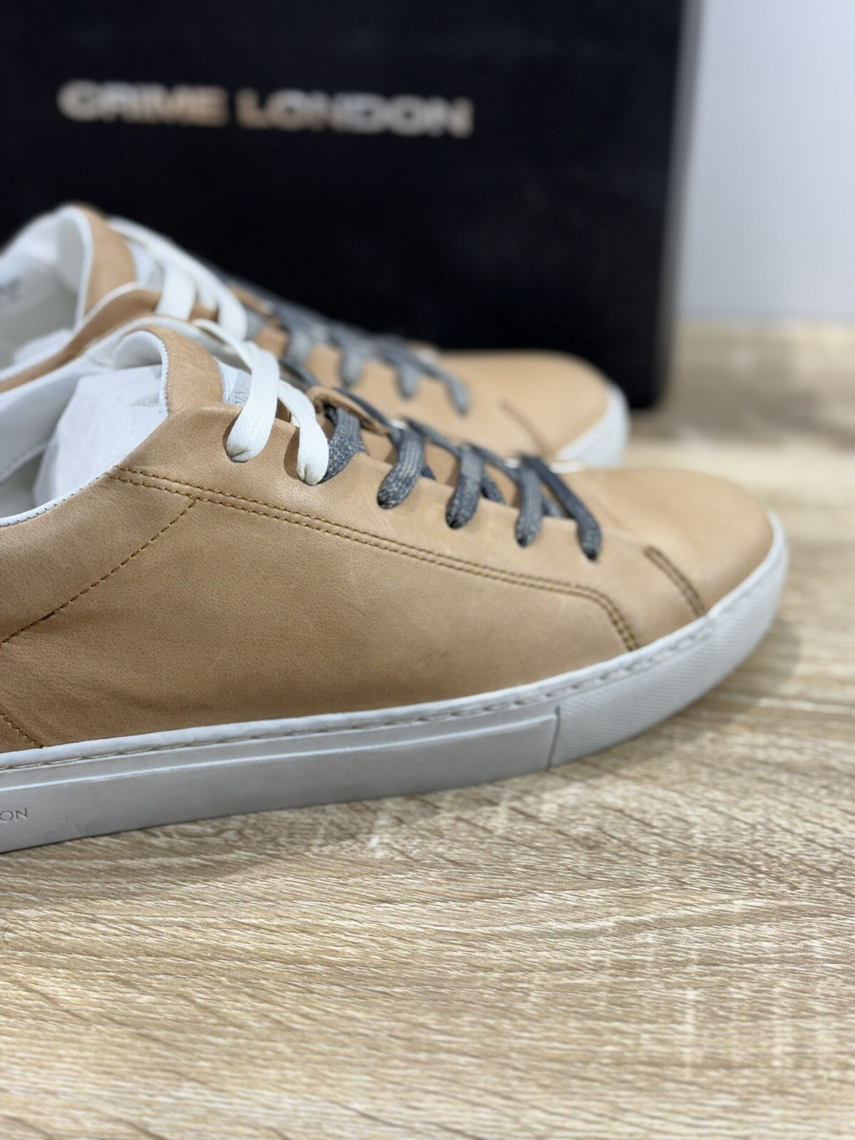 Crime London Sneaker Uomo Low Top Essential Pelle Casual Men Shoes 43