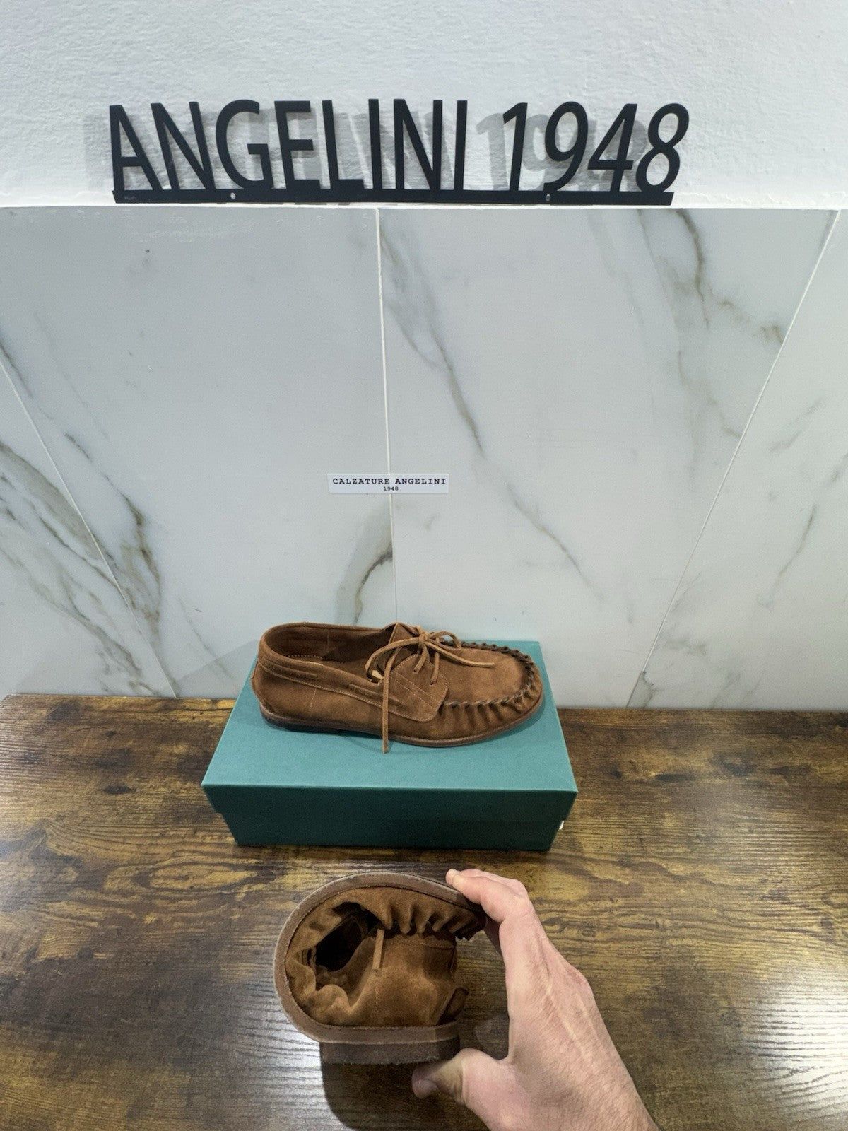 Alexander Hotto scarpa uomo suede Cioco luxury handmade men sartorial Shoes 44