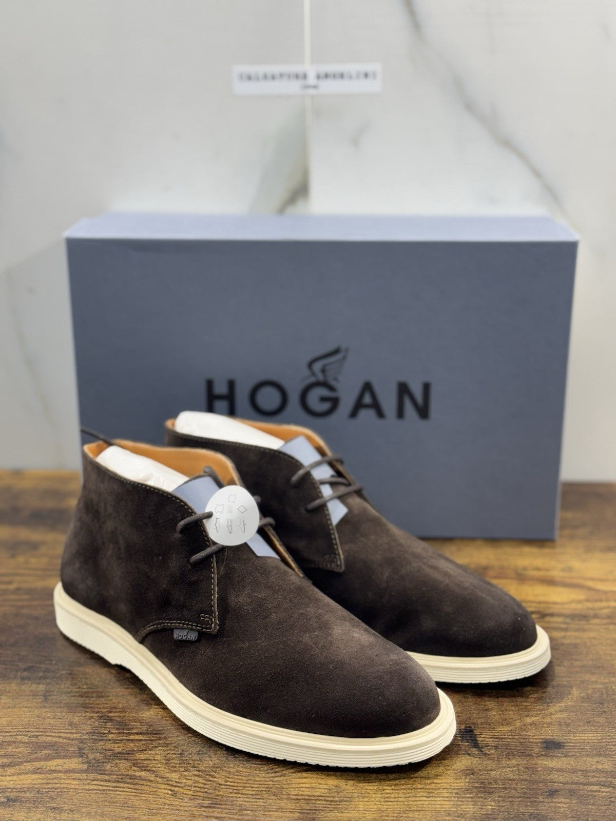Hogan H633 Polacco Suede T Moro Memory Foam Casual Hogan Uomo 42