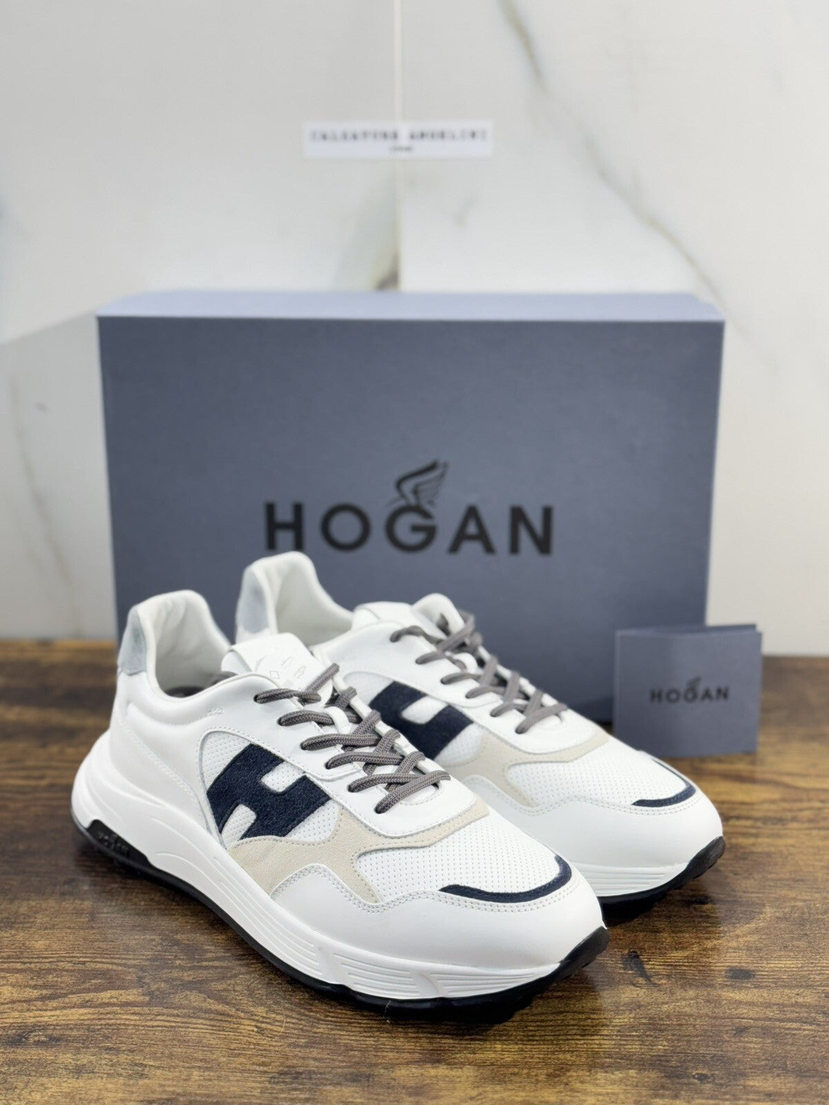 Hogan Hyper light sneaker Pelle Bianca memory foam Luxury Hogan Men 41.5