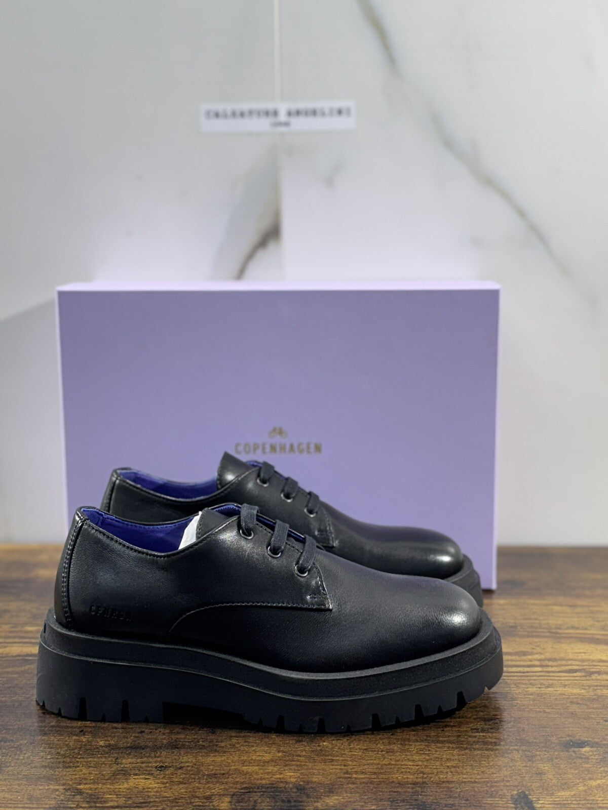 Copenhagen Derby Casual Donna Extra Light Black Casual Shoes Woman 38