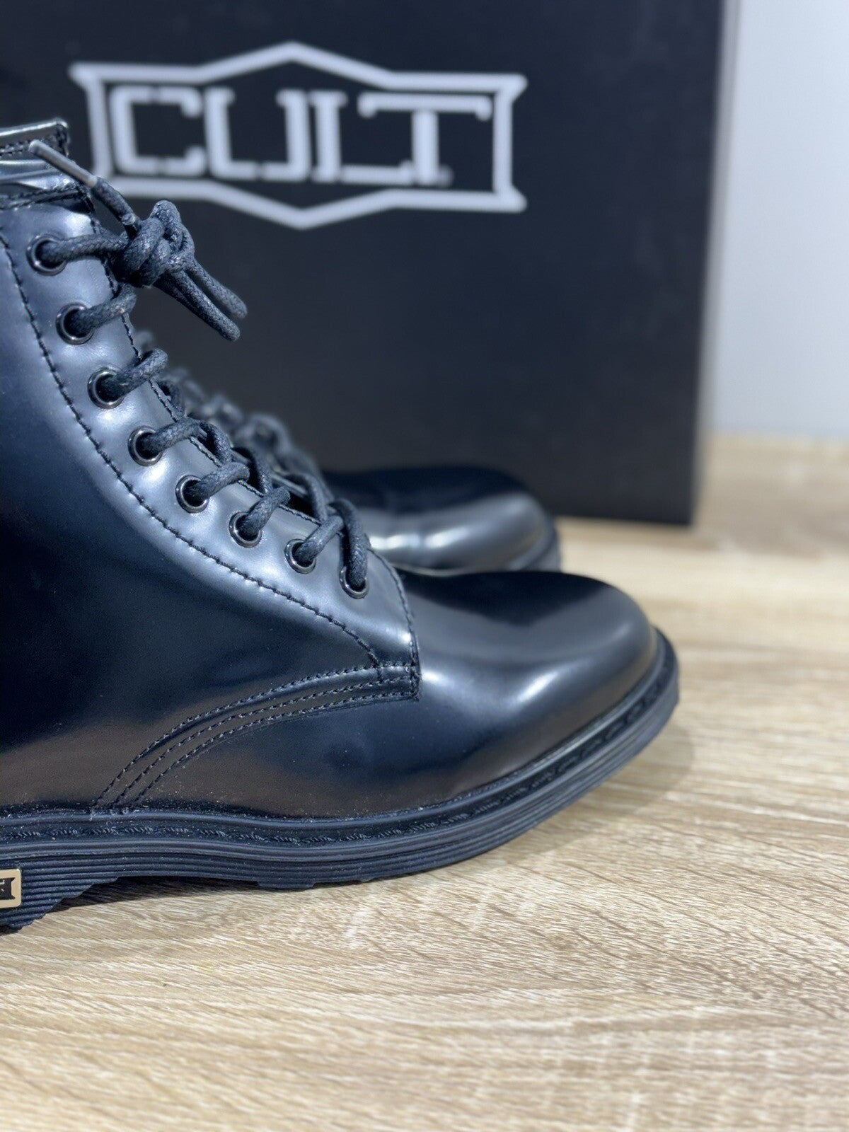 Cult Sabbath 420 Mid Brushed Pelle Nero Casual Cult Woman Boot 38