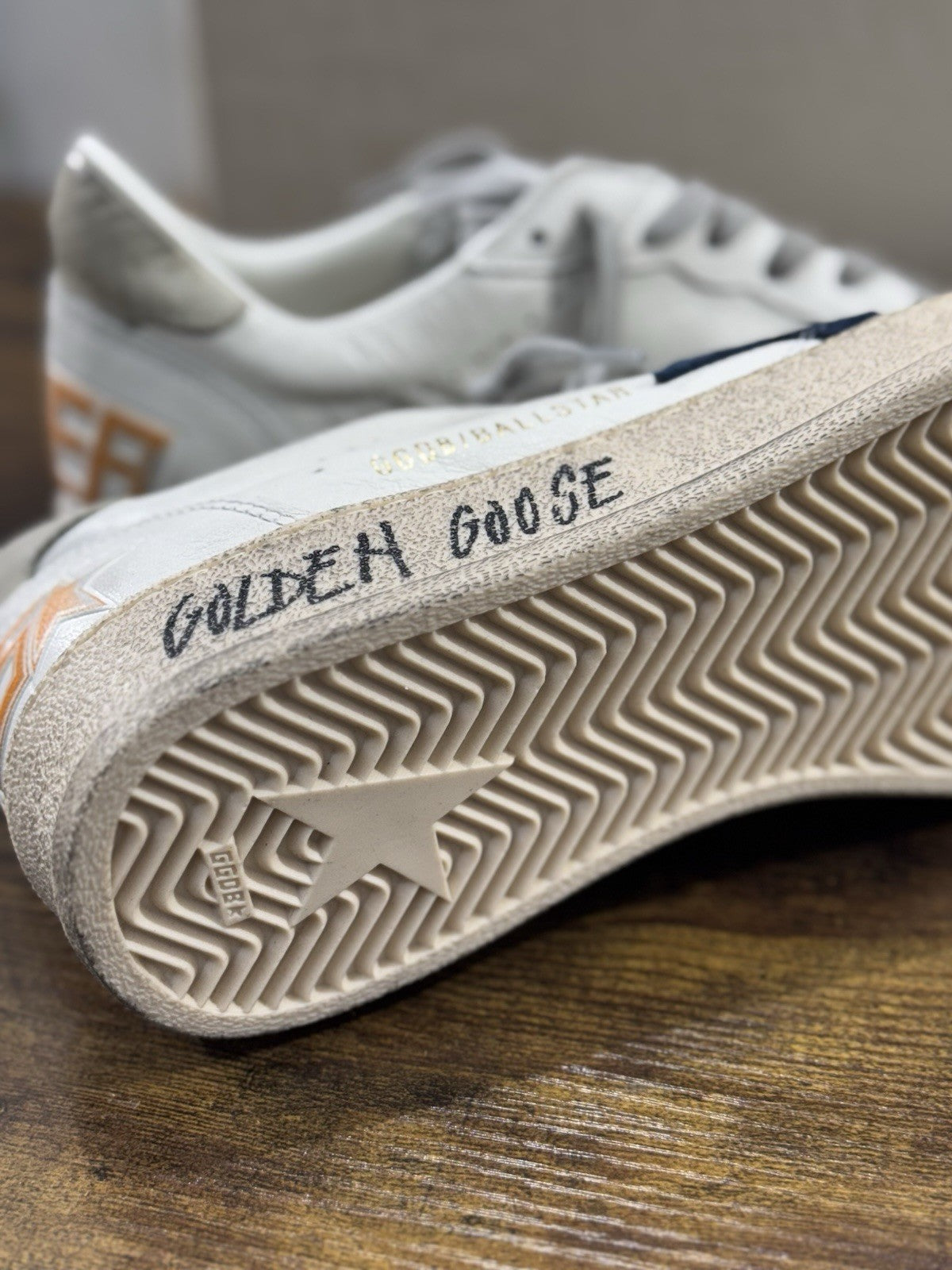 Golden Goose Ball Star Sneaker Uomo White Blue Ice Luxury Casual Golden Goose 45