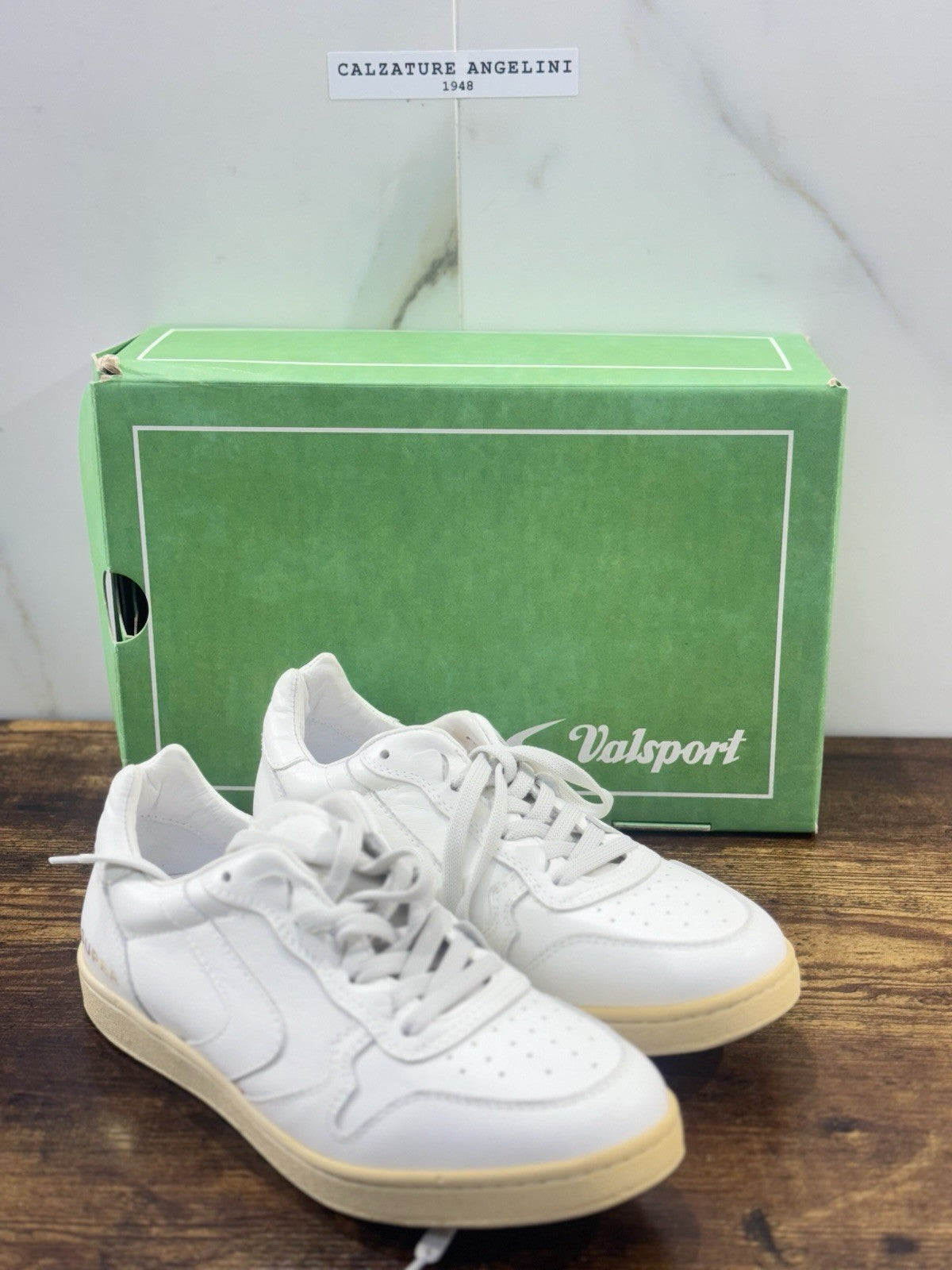 Valsport Super Sneaker Uomo Pelle Casual Made In Italy Heritage 40