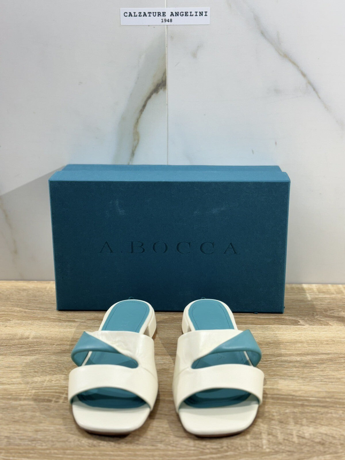 A.Bocca Sandalo Donna Mules Turchese Luxury Woman Sandal A.Bocca 36