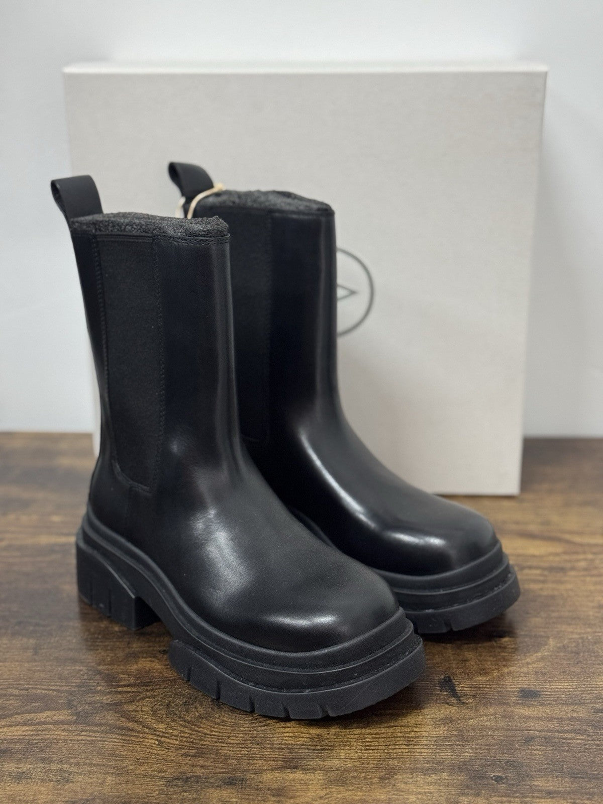 Ash Storm Combat Boot Pelle Nero Casual Ash Donna 40