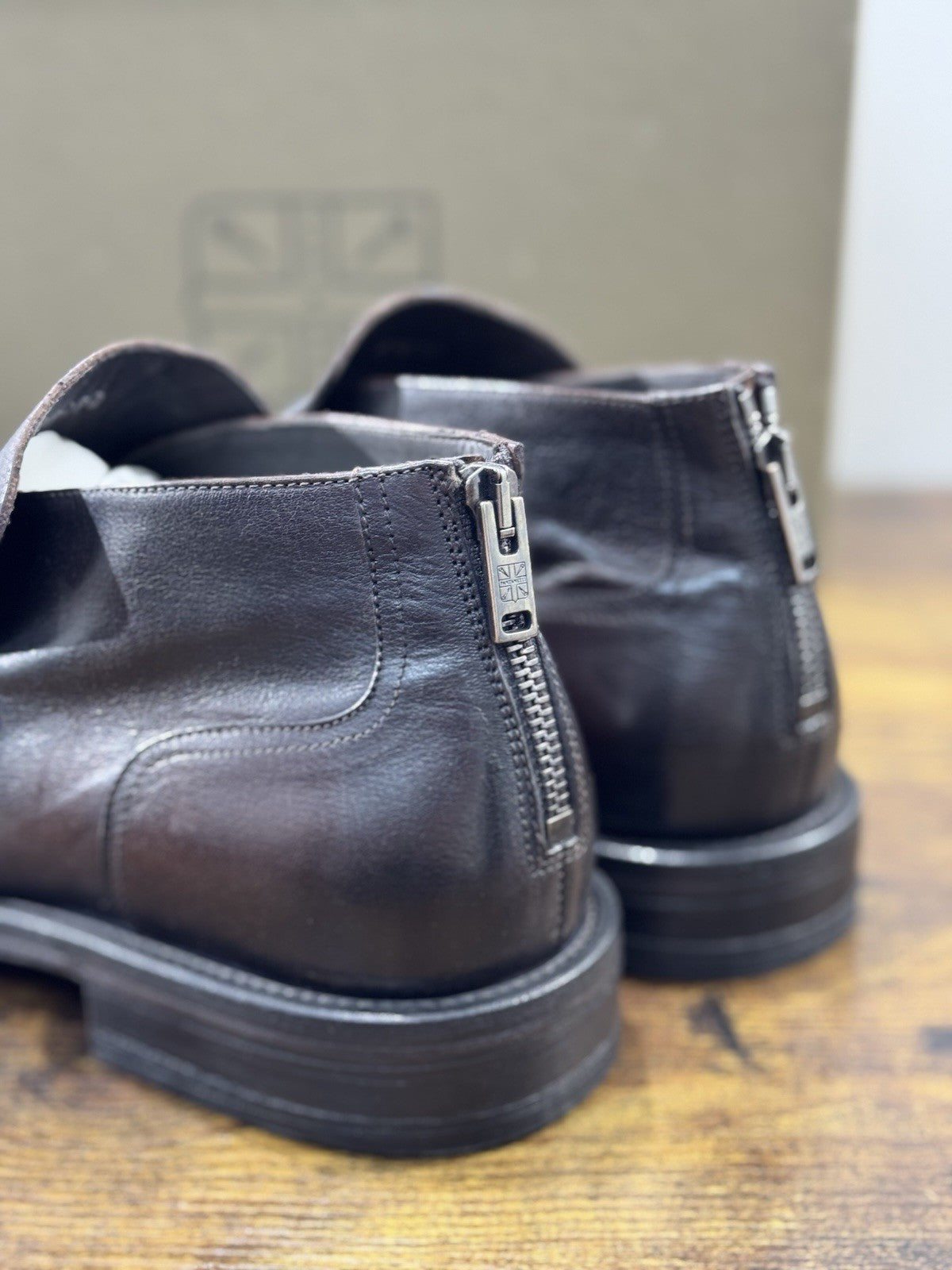 Pantanetti Mocassino Uomo Pelle Tabacco Casual Luxury Men Shoe 43