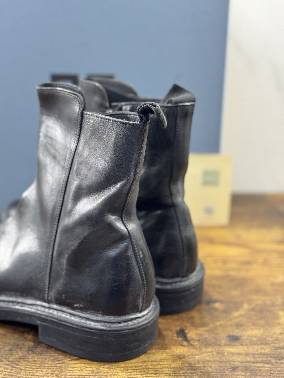 Moma Chelsea Boot Nero Fatto A Mano In Italia Luxury Moma Boot Donna 41