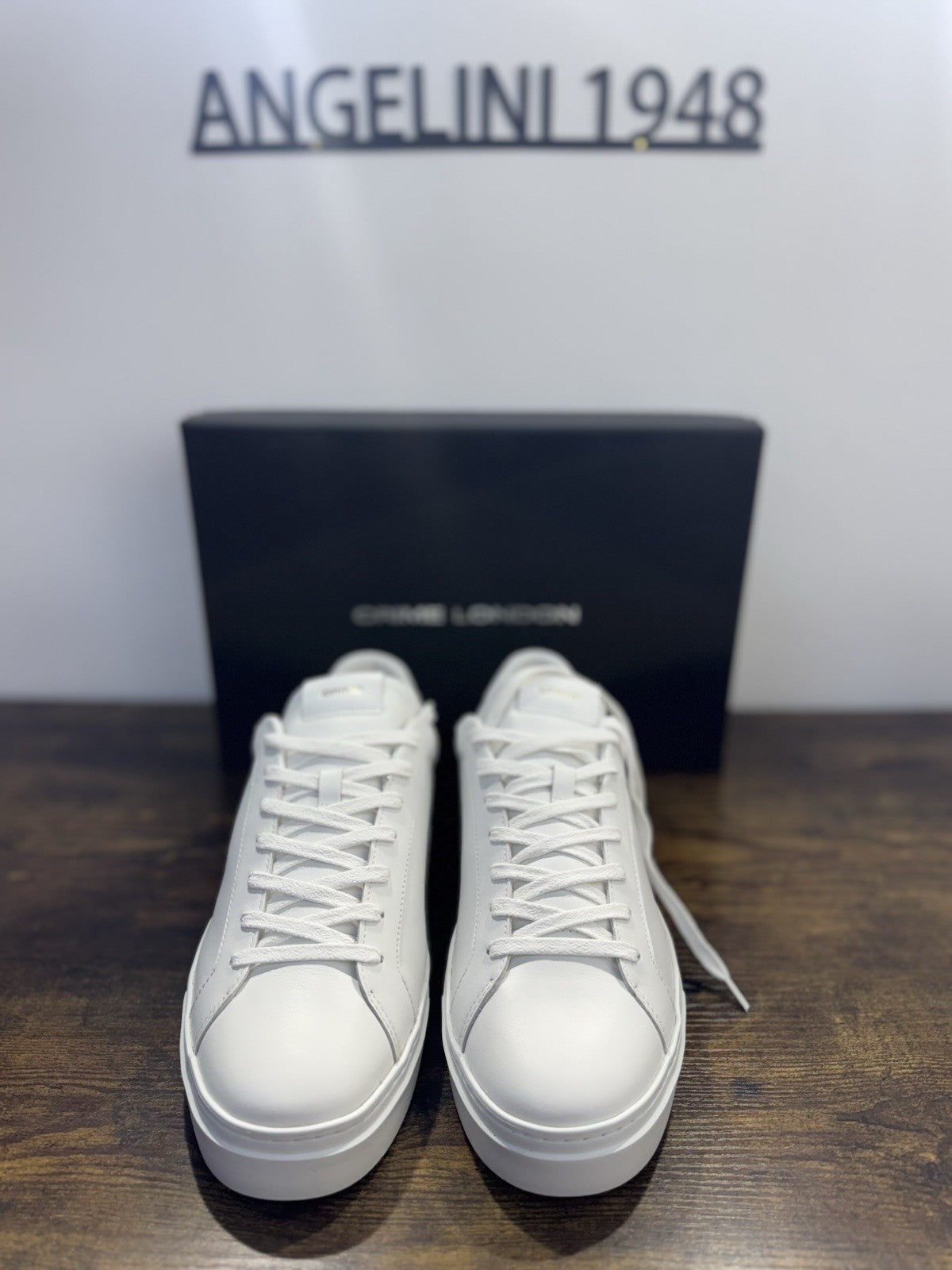 Crime London Sneaker Extra light Pelle Bianca Causal Uomo 44