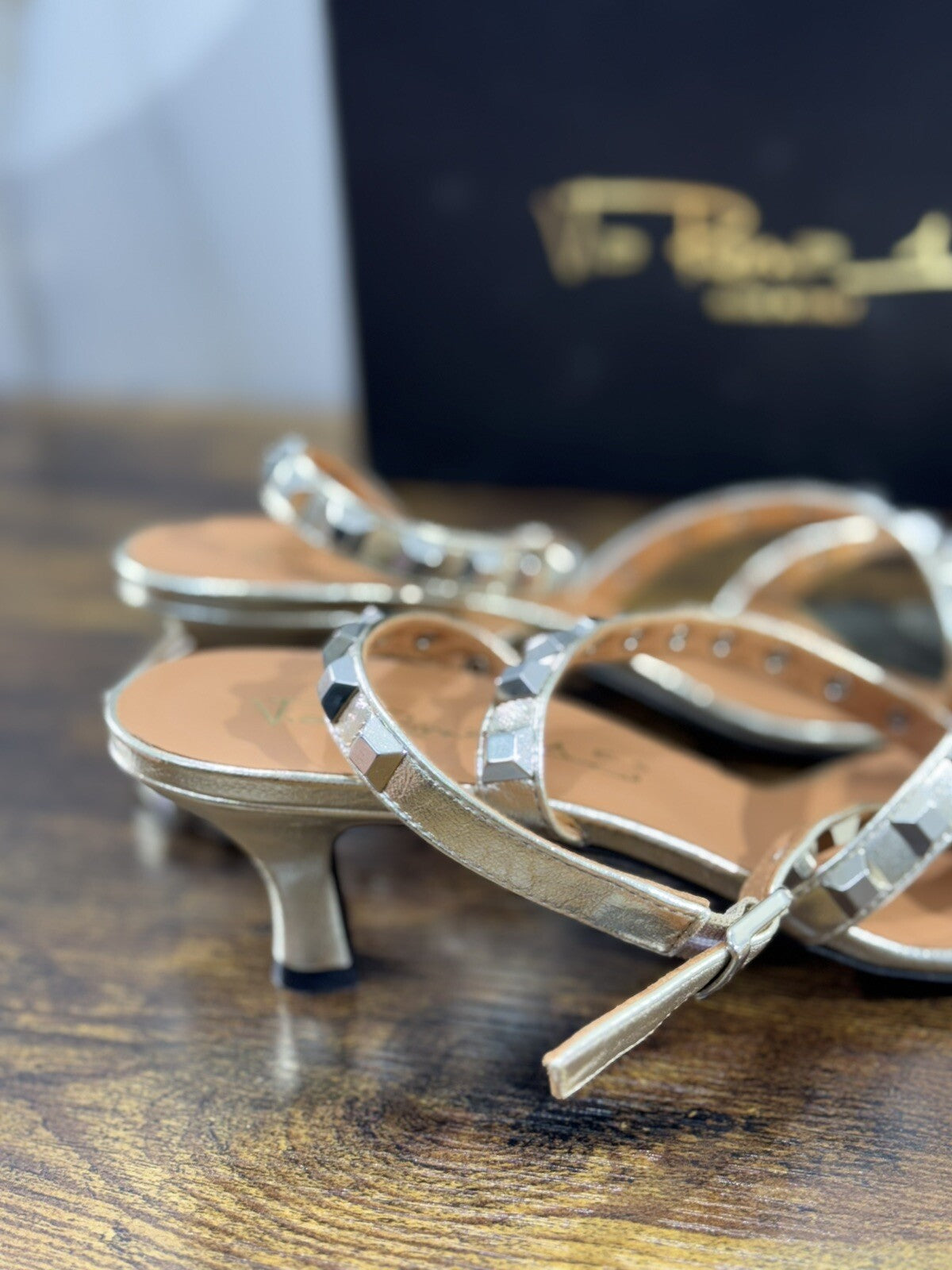 Via Roma 15 Sandalo Donna Nappa Platino Casual Woman Sandal 39