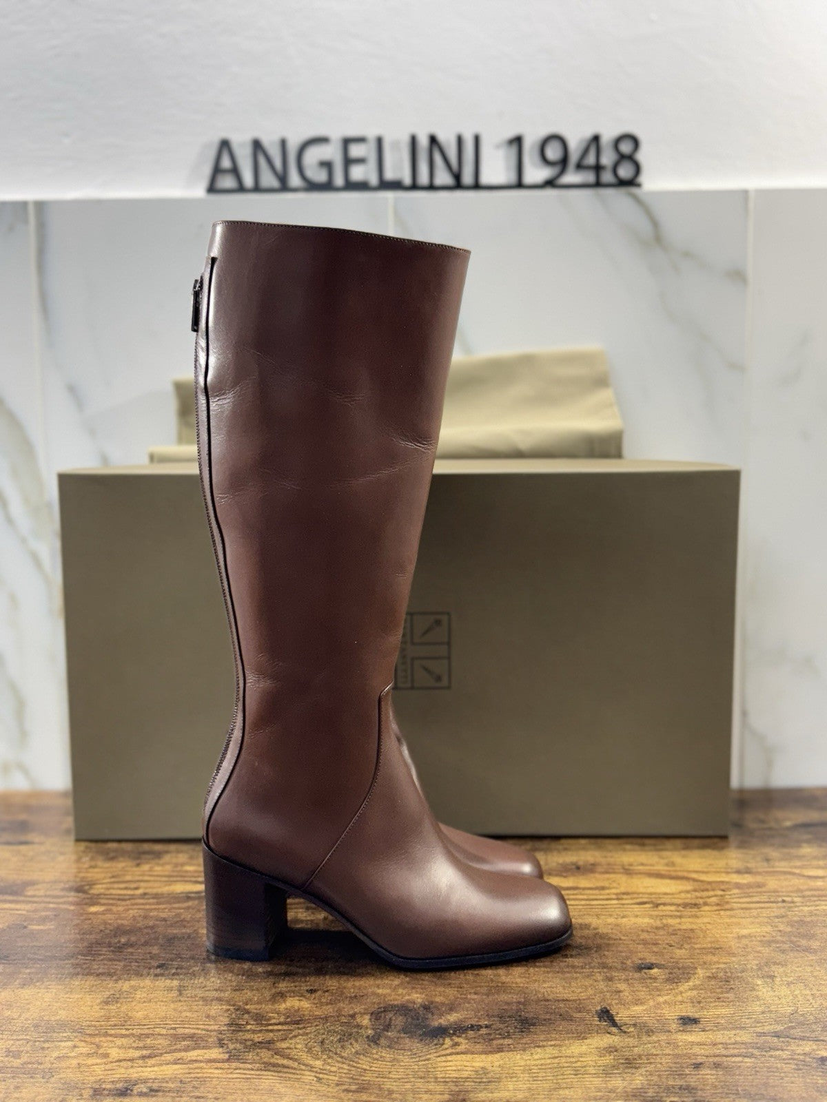 Pantanetti Stivale Pelle Cuoio Top Quality Made In Italy Pantanetti Donna 37