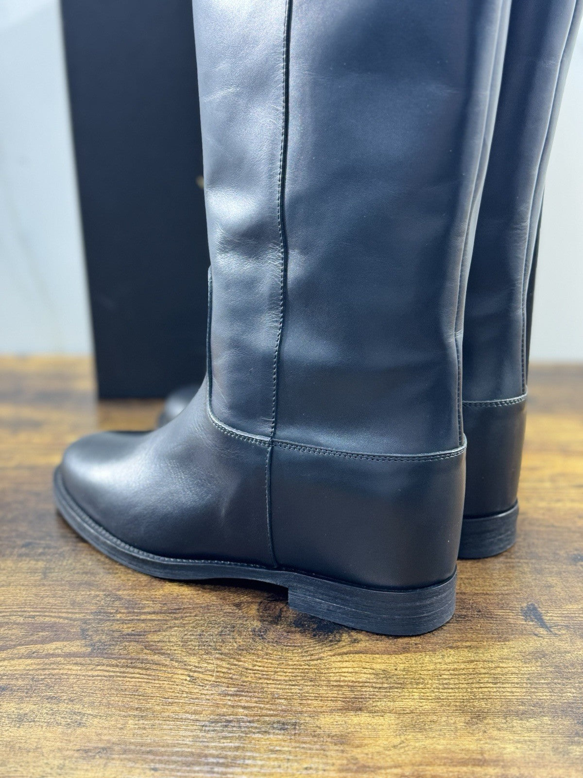 Via roma 15 stivale donna 4055 Pelle Nera luxury boot via roma 15 Icon 40