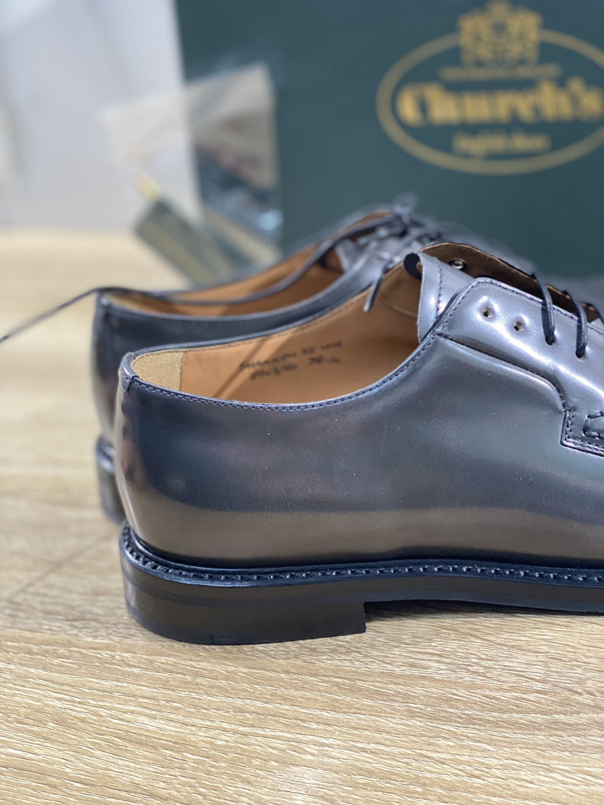 Church’s Shannon 2 Wr scarpa donna pelle asfalto Polish Binder church’s 36.5