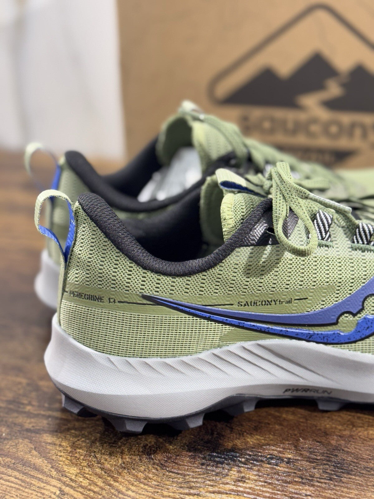 Saucony Peregrine 13 Sneaker Uomo Casual Saucony Green Trail 41