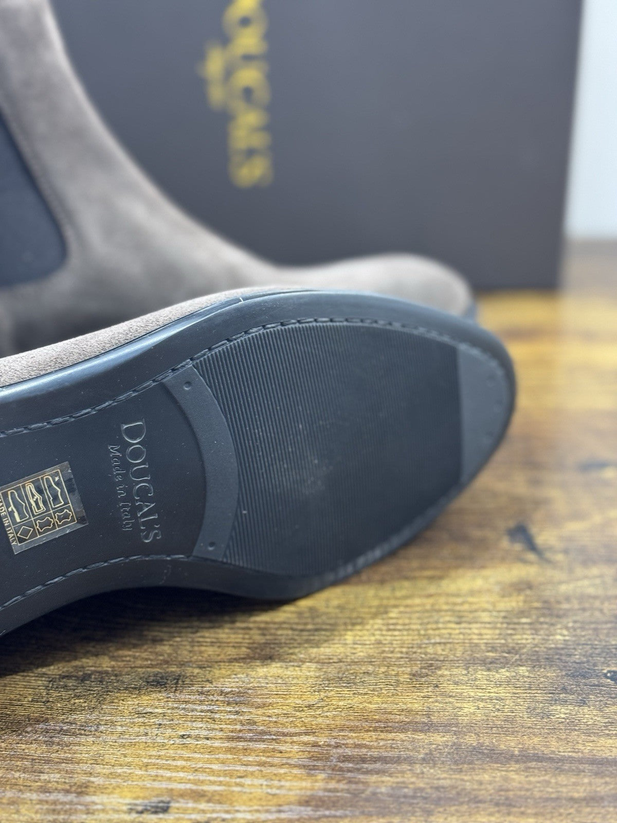 Doucal’s Chelsea Boot Suede T Moro Casual Boot Uomo 41