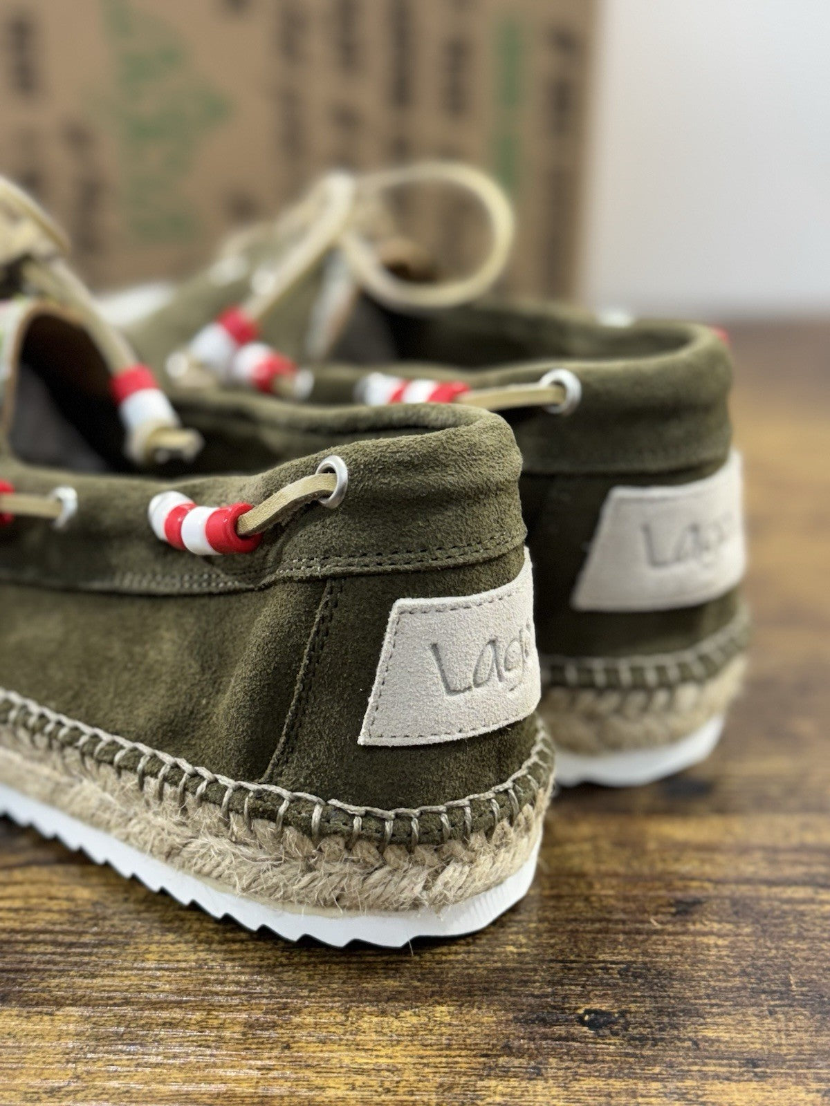 Lagoa Espadrilles Suede Military Limited Edition Azteca Uomo 41