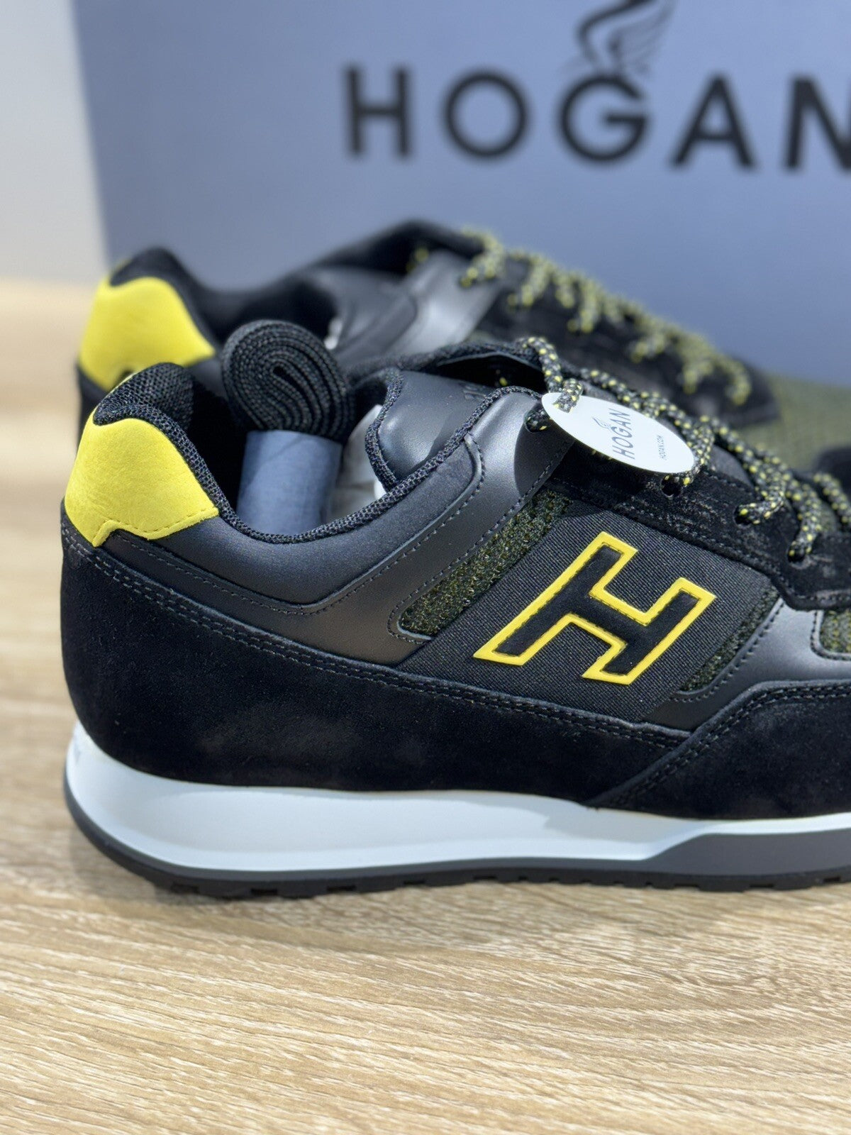 Hogan H321 pelle Nero luxury hogan men shoes 40.5
