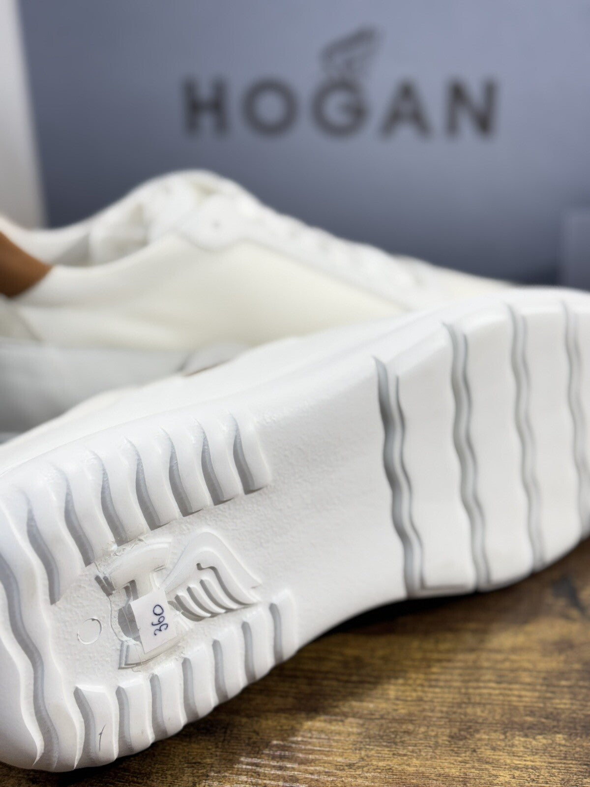 Hogan Interactive sneaker Pelle Bianca memory foam Luxury Hogan Men 43.5