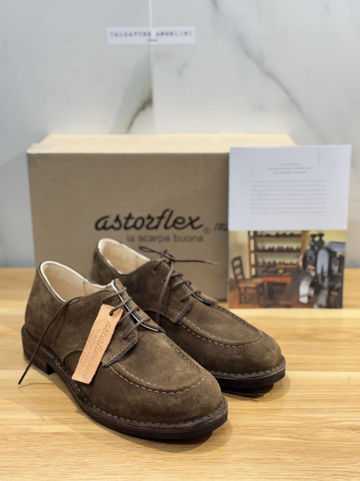 Astorflex Carlflex Stringata Suede Dark Khaki Casual Scarpa Uomo 42
