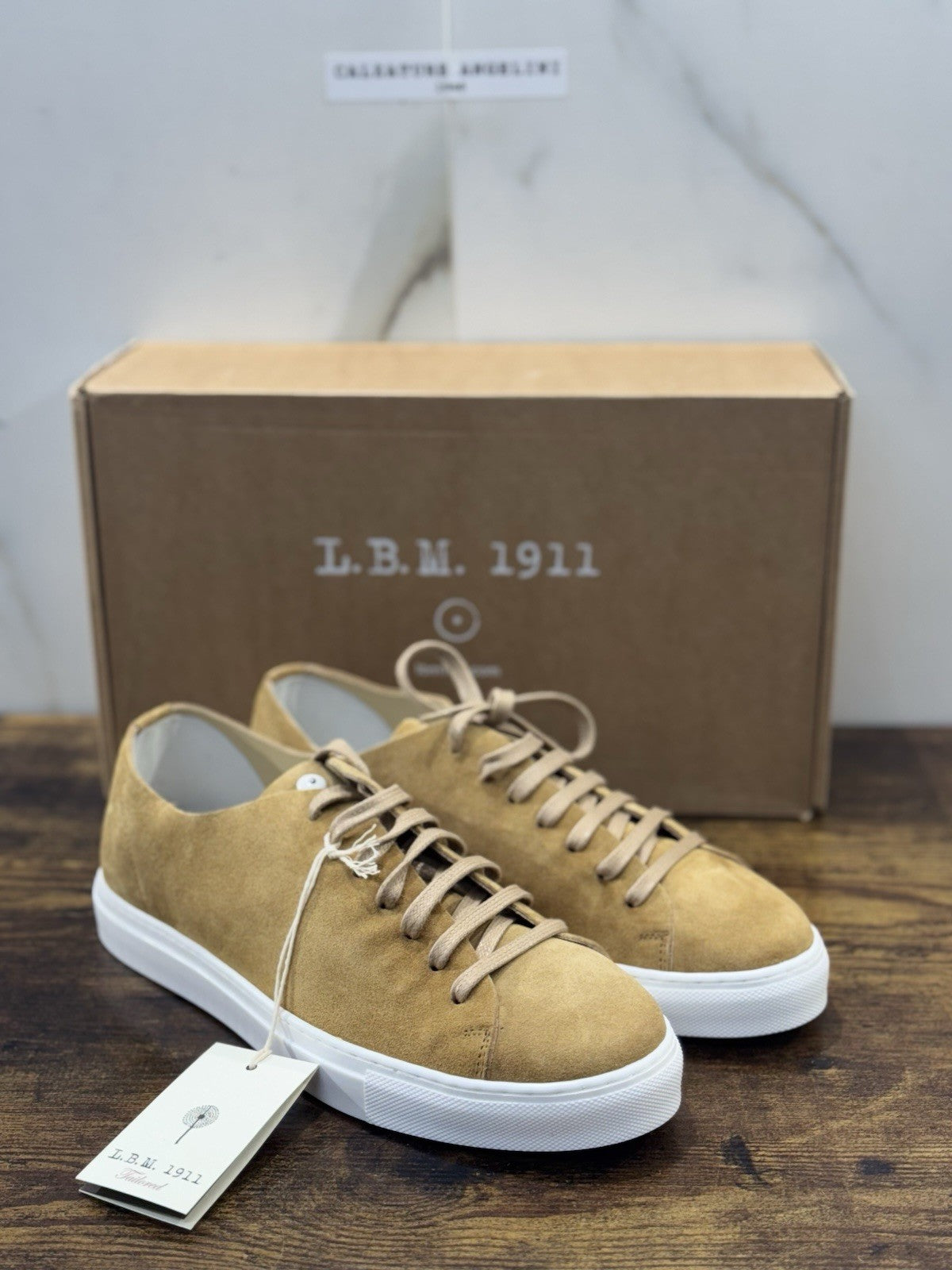 L.B.M 1911 Sneaker Suede Senape Casual Scarpa Uomo 41