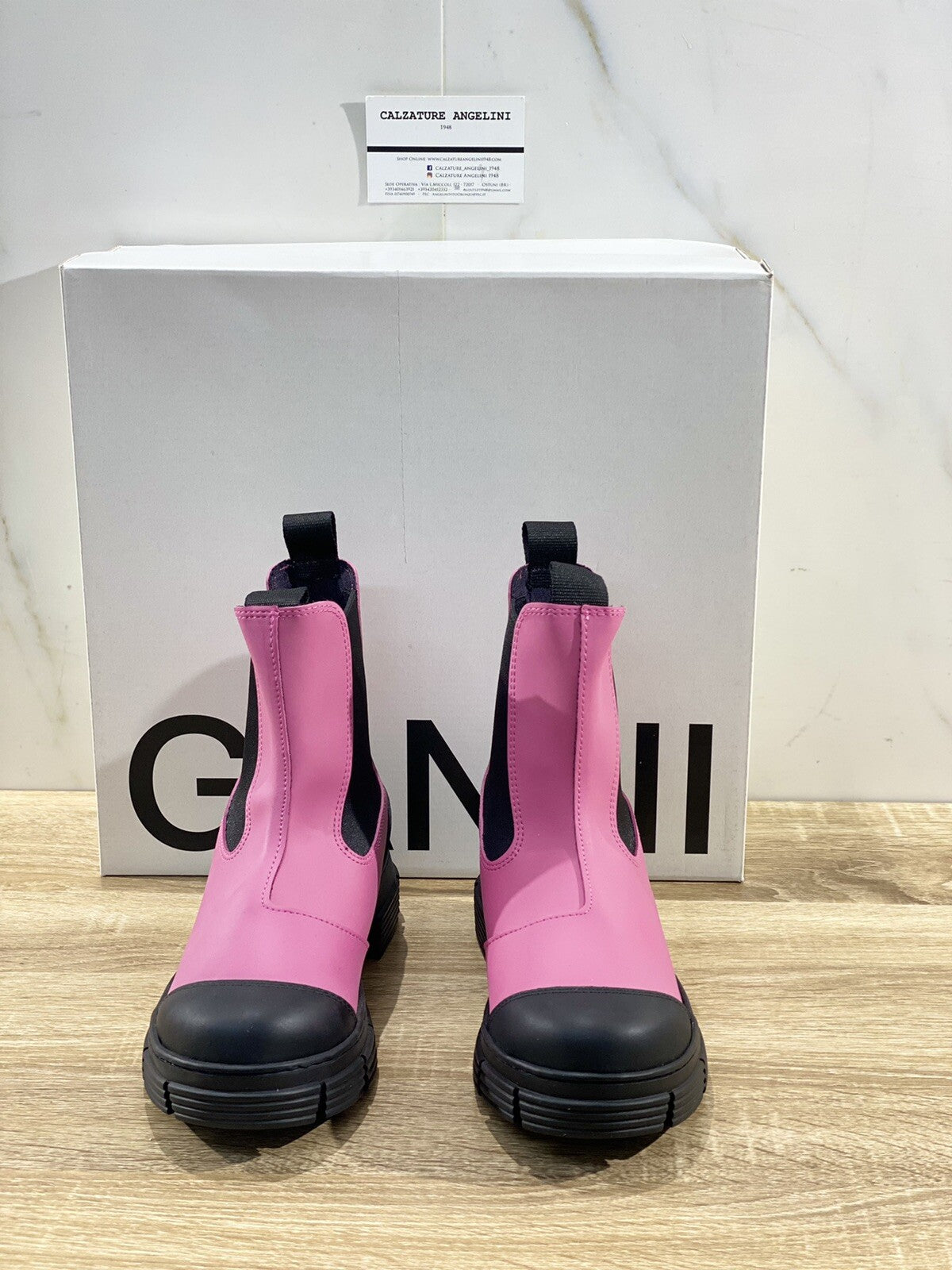 Gannì Combat Boot Donna S1553 Pink Gum Boot Woman 37