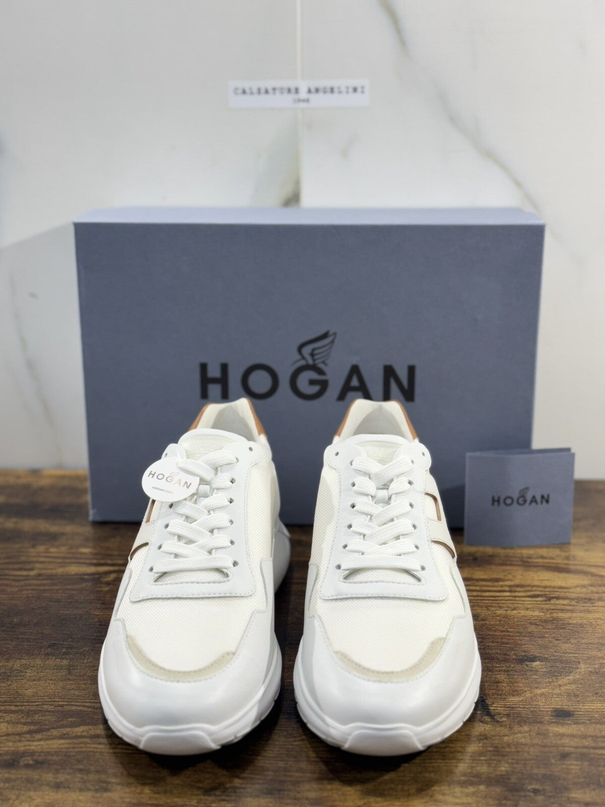Hogan Interactive sneaker Pelle Bianca memory foam Luxury Hogan Men 43.5