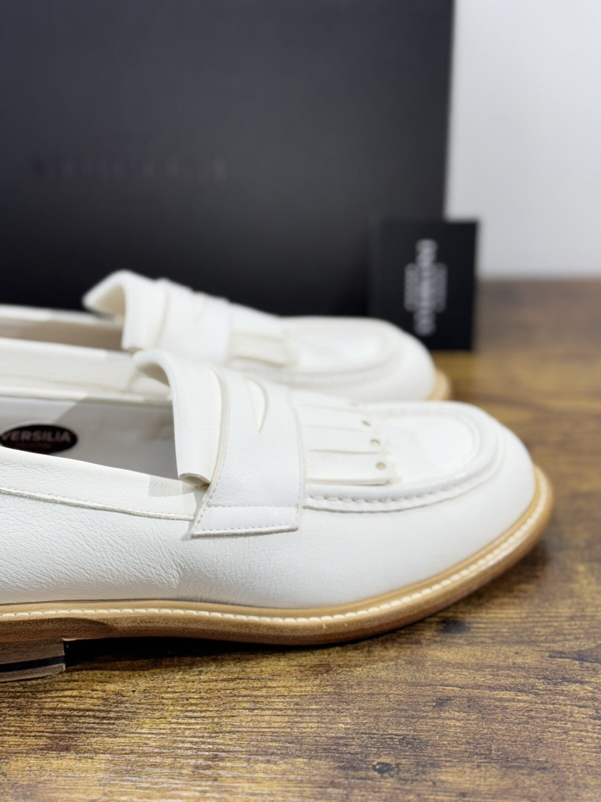 Sturlini Firenze Mocassino Uomo Pelle Bianco Luxury Craftmanship Men 40