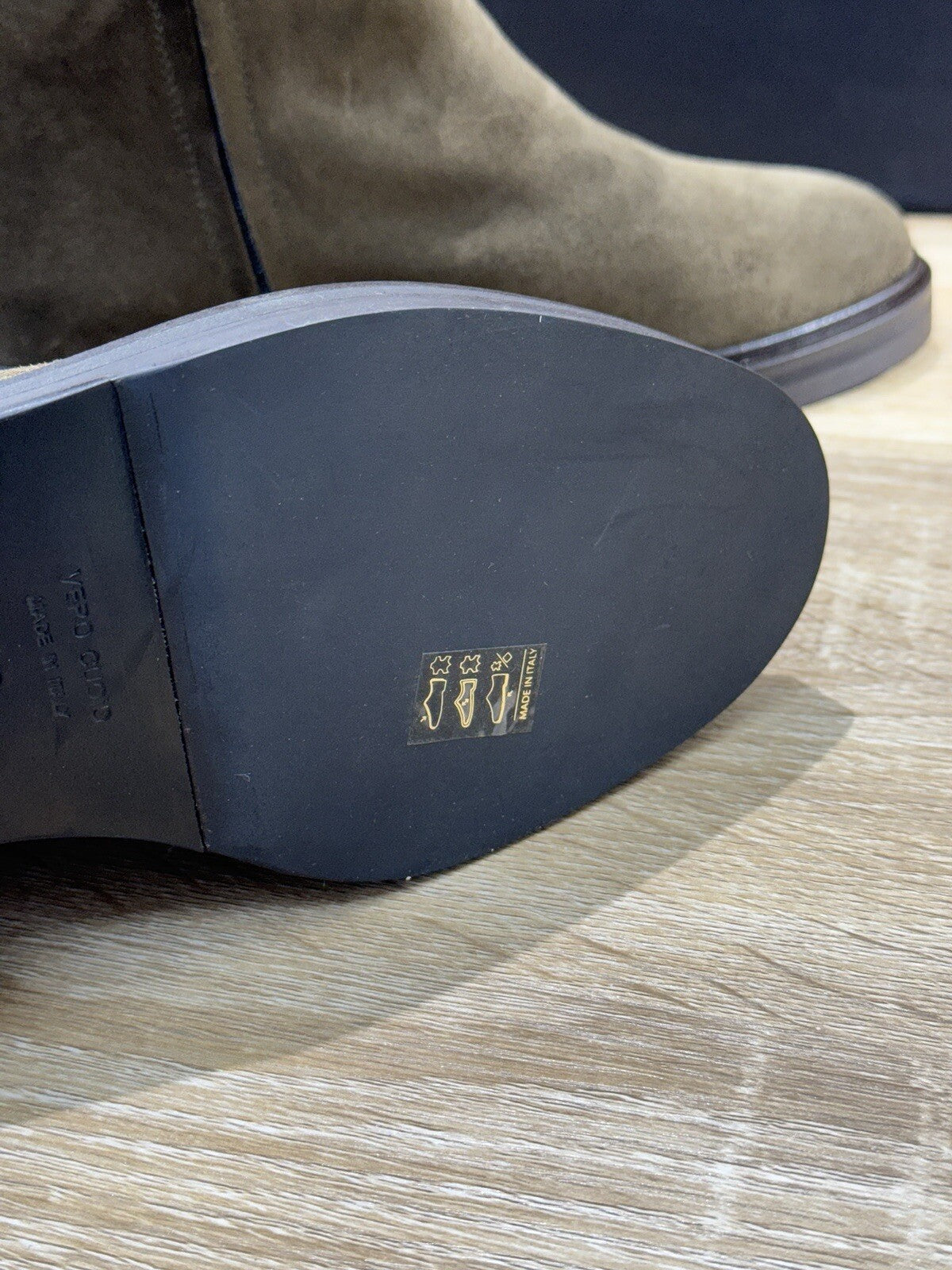 Angelo Bervicato Stivale Donna Tubo Suede Verdone Handmade 36