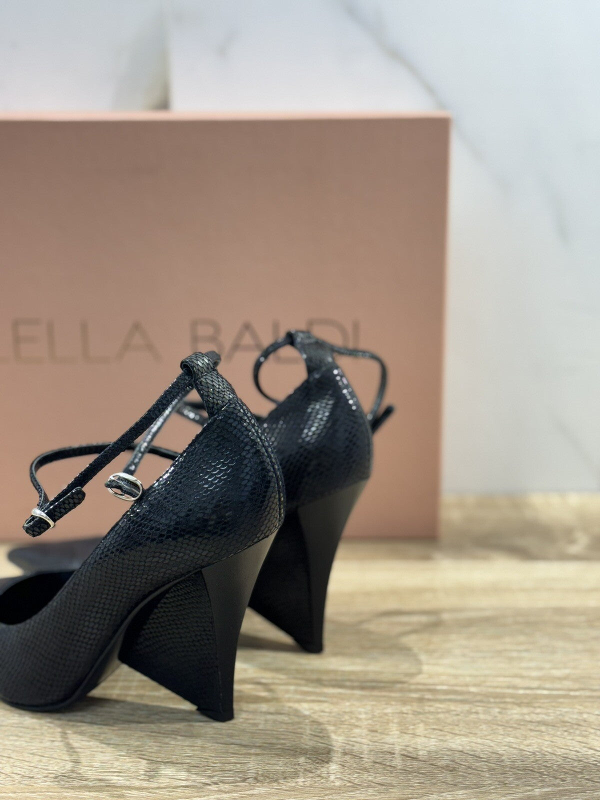 Lella Baldi Décolleté Donna LT735 Pelle Nero Luxury Woman Shoes Lella Baldi 39
