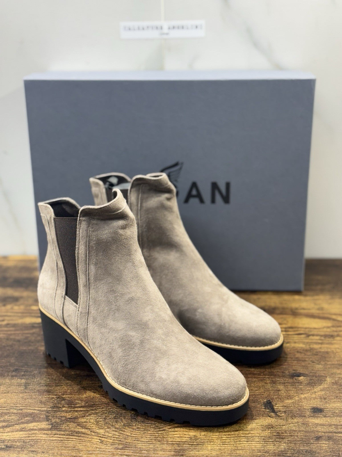 Hogan Stivaletto Suede Palude Con Tacco Winter Boot Casual Hogan Donna 36