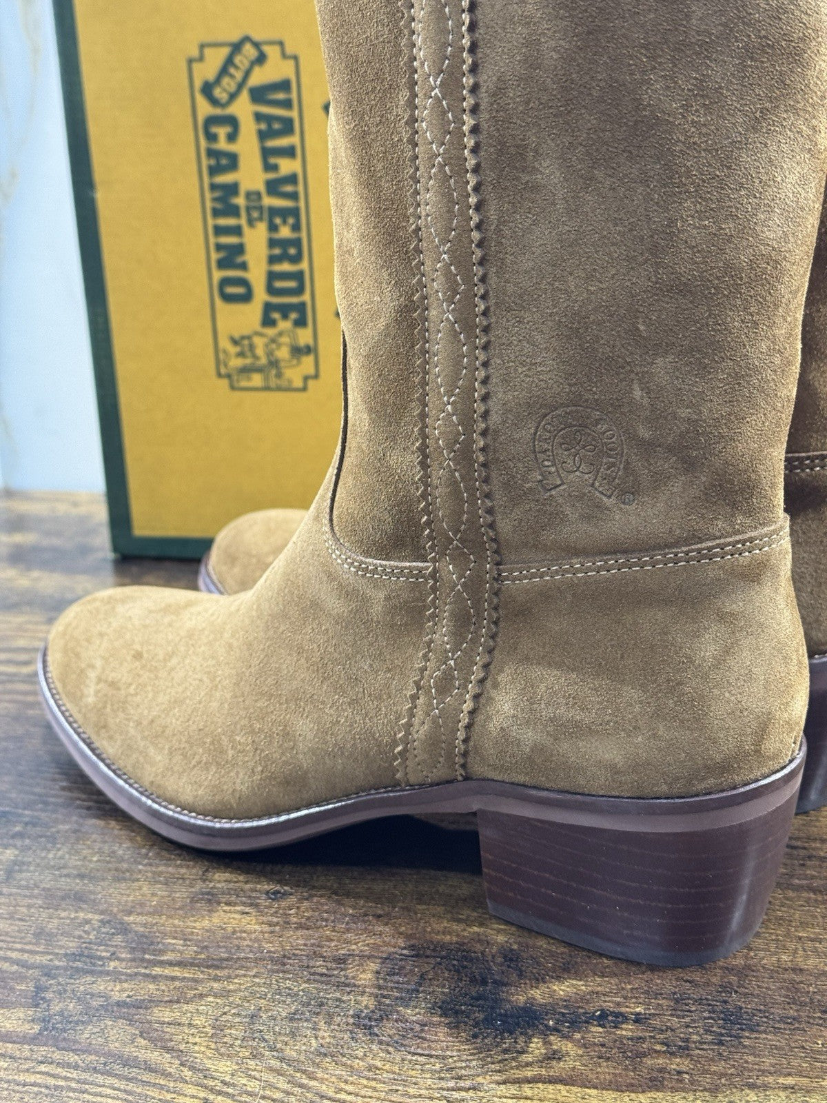 Dakota Boots Stivale Texano Donna Suede Pelle Cuoio Top Quality 40