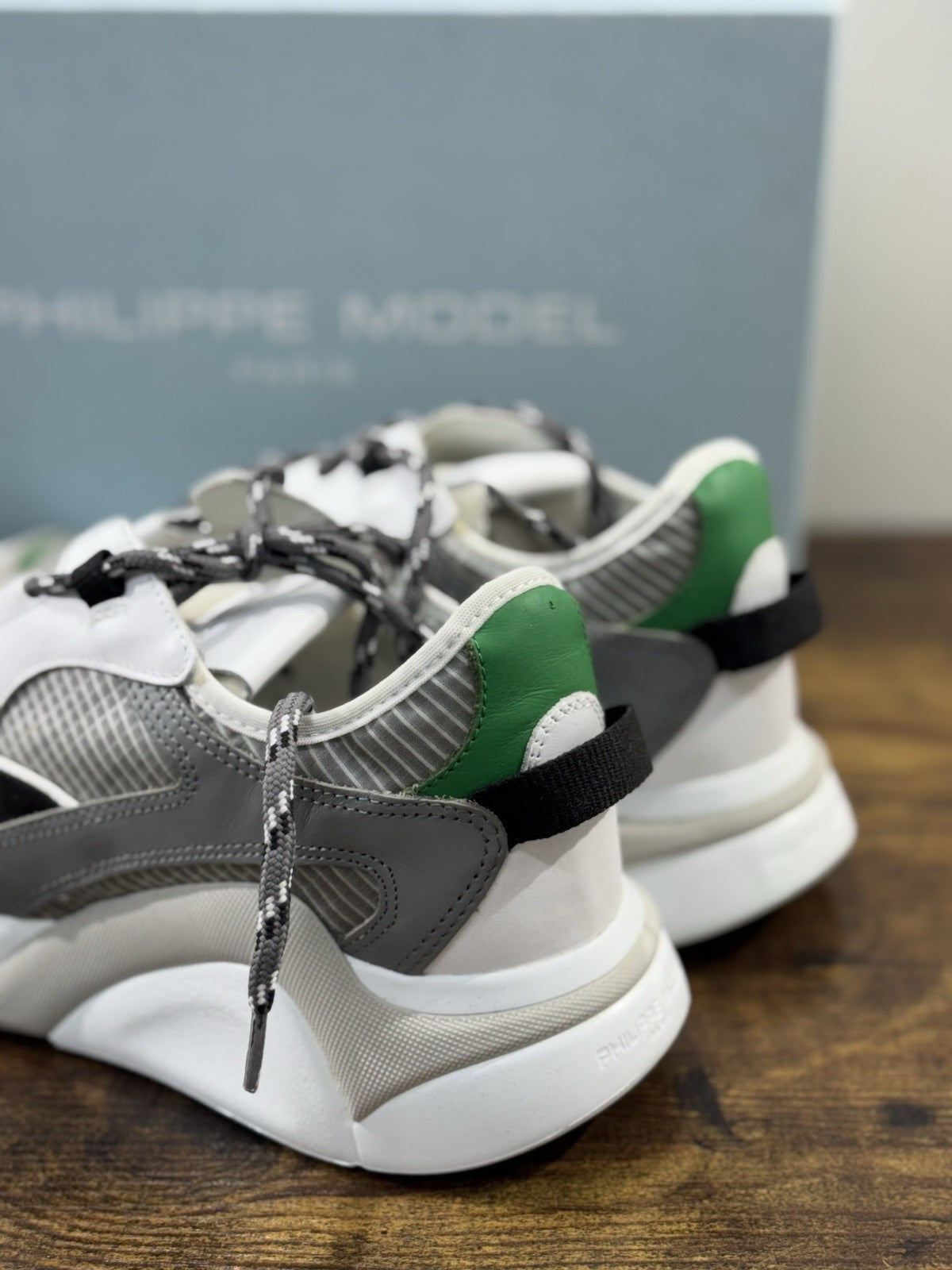 Philippe Model Ezel Sneaker Pelle Bianca Casual Uomo 43