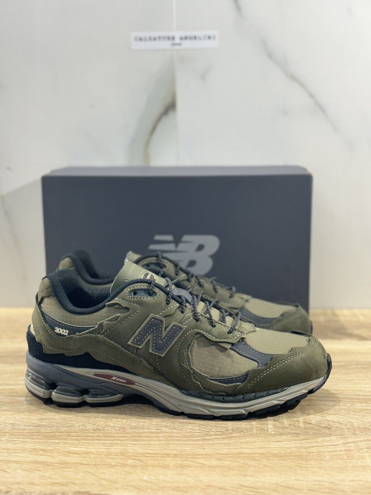 New Balance 2002 Uomo Suede Casual Verde Sneaker Uomo New Balance 40