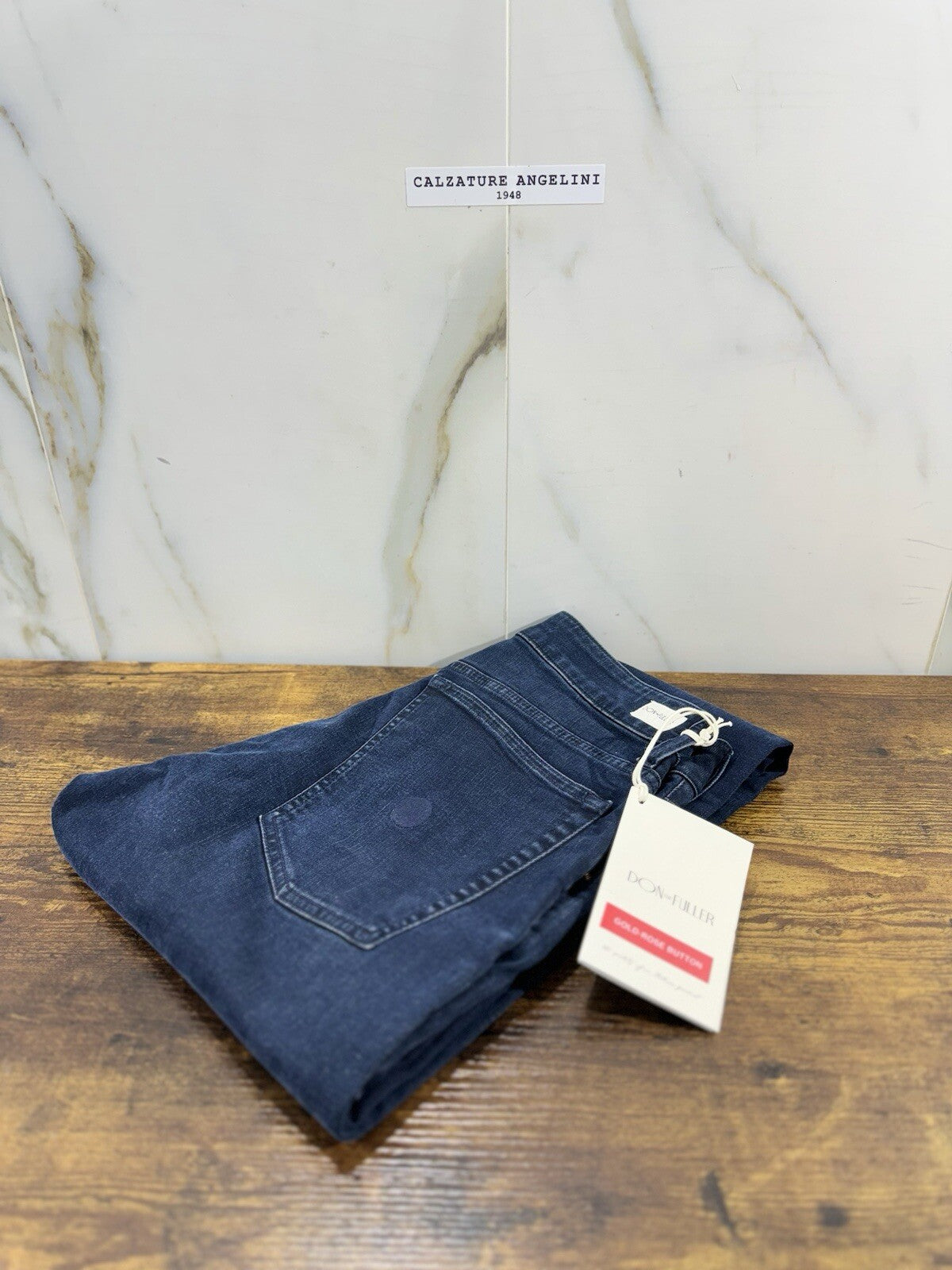 Don The Fuller Jeans Uomo Milano Dark Blu Made In Italy Heritage Jeans 30