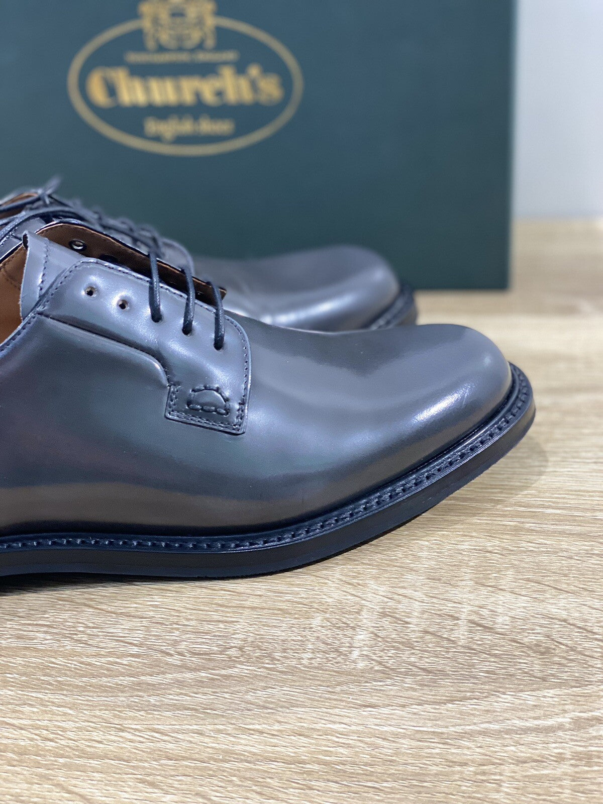 Church’s Shannon 2 Wr scarpa donna pelle asfalto Polish Binder church’s 36.5